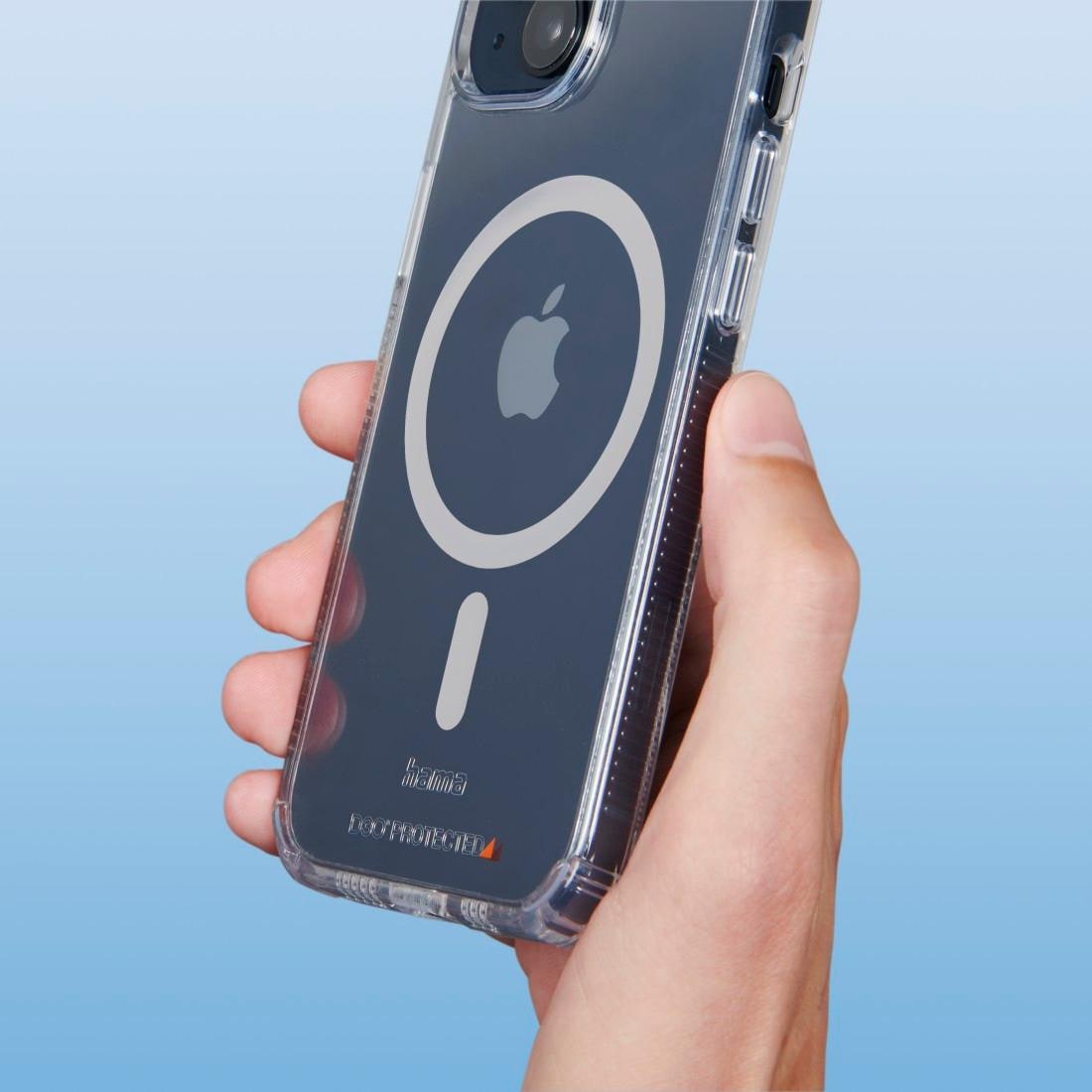 Hama Smartphone-Hülle »Handyhülle „Extreme Protect“ für iPhone 15 Plus (f. MagSafe, stoßfest)«, iPhone 15 Plus, D3O-lizenzierte Handyhülle