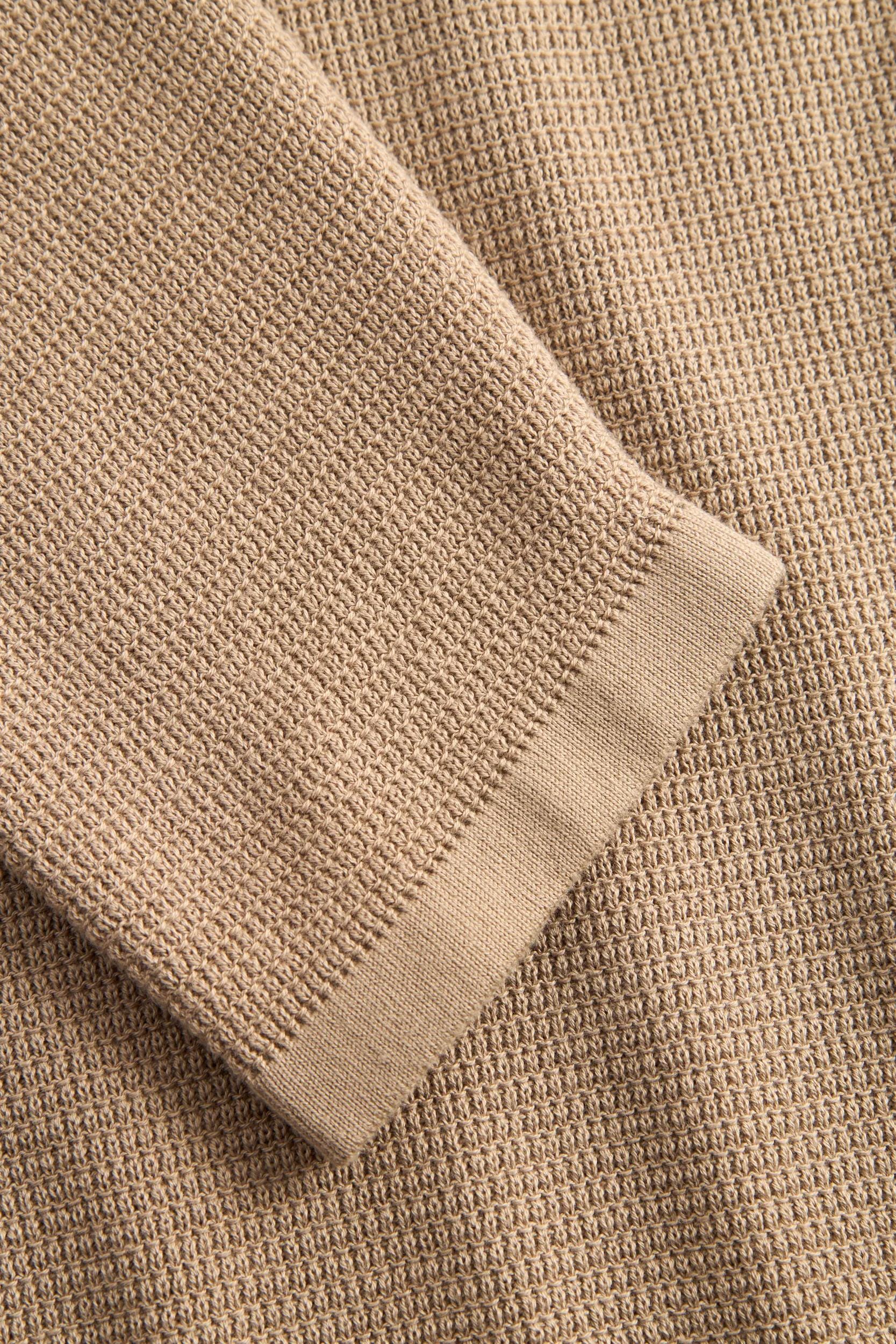 Joop Jeans Rundhalspullover »Svenor« mit feinem Strukturmuster