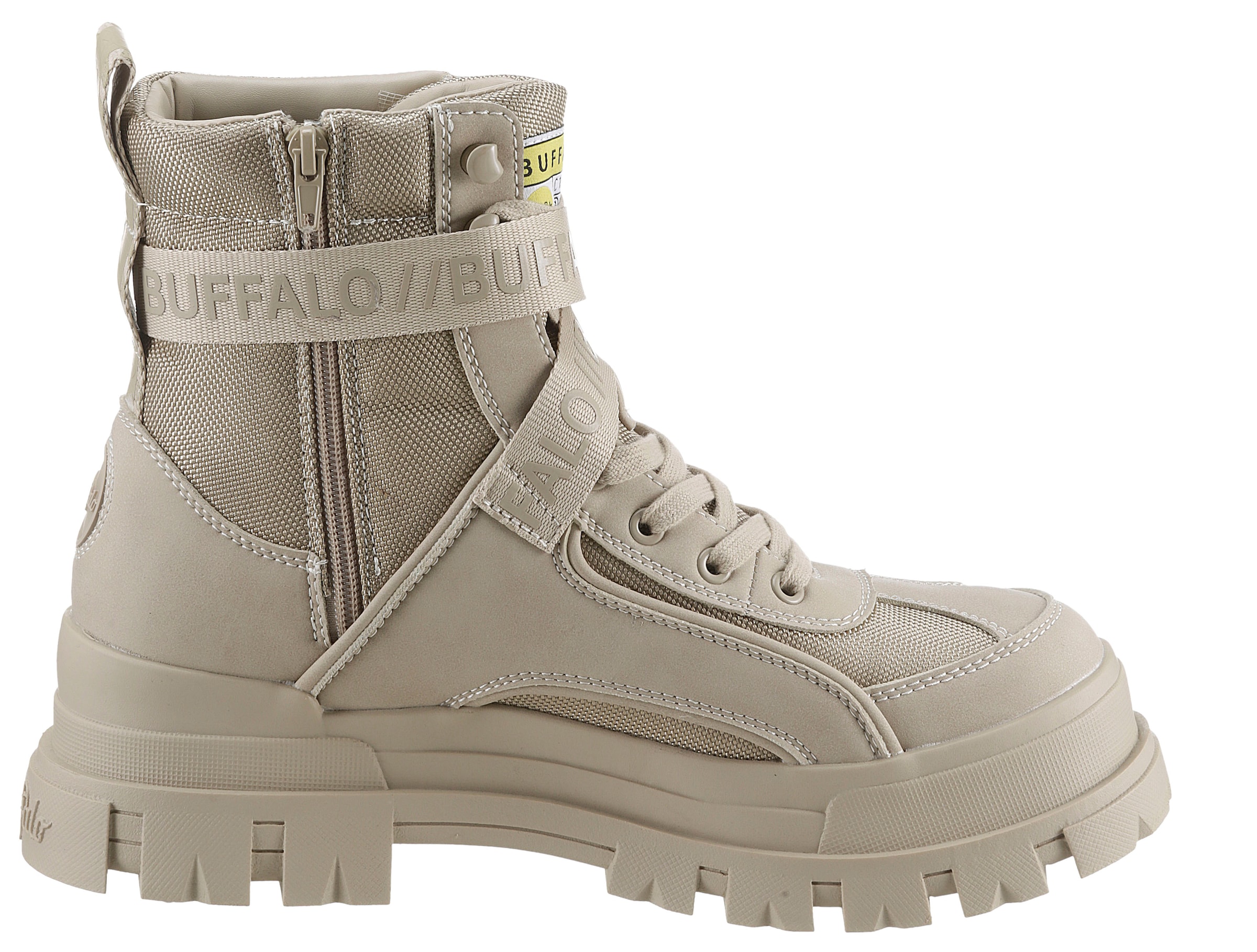 Buffalo Schnürboots »ASPHA COM1 LACEUP MID«, mit Memory Foam Ausstattung