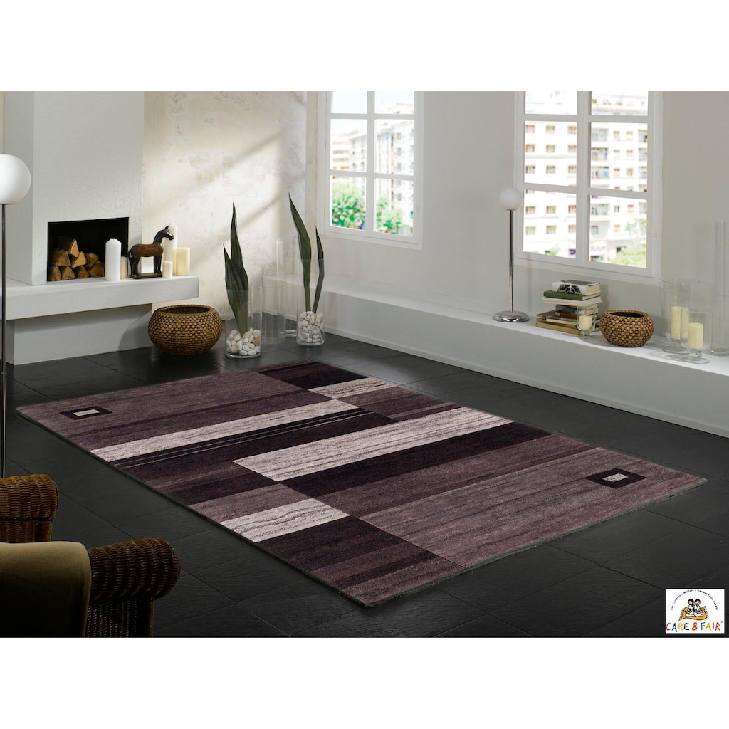 OCI DIE TEPPICHMARKE Teppich »Kandu Allover«, rechteckig, handgeknüpft, Wohnzimmer