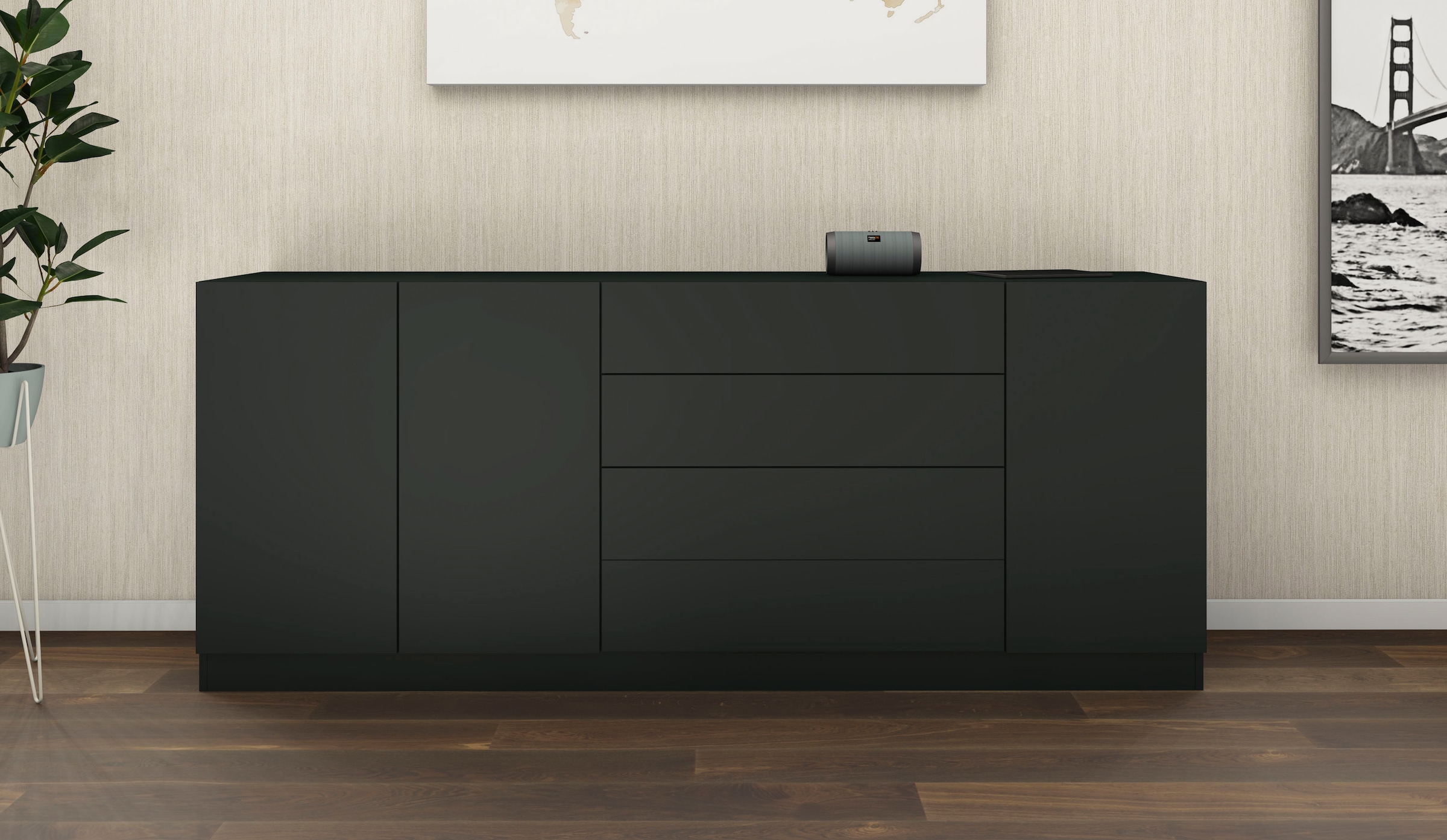 Breite Raten Möbel auf kaufen Sideboard 190 cm »Vaasa«, borchardt