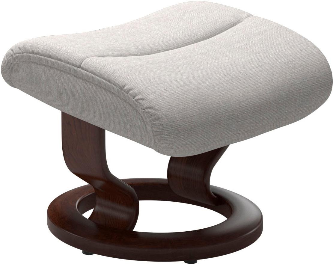 Stressless® Relaxsessel »View«, (Set, Relaxsessel mit Hocker), mit Classic Base, Größe M,Gestell Braun