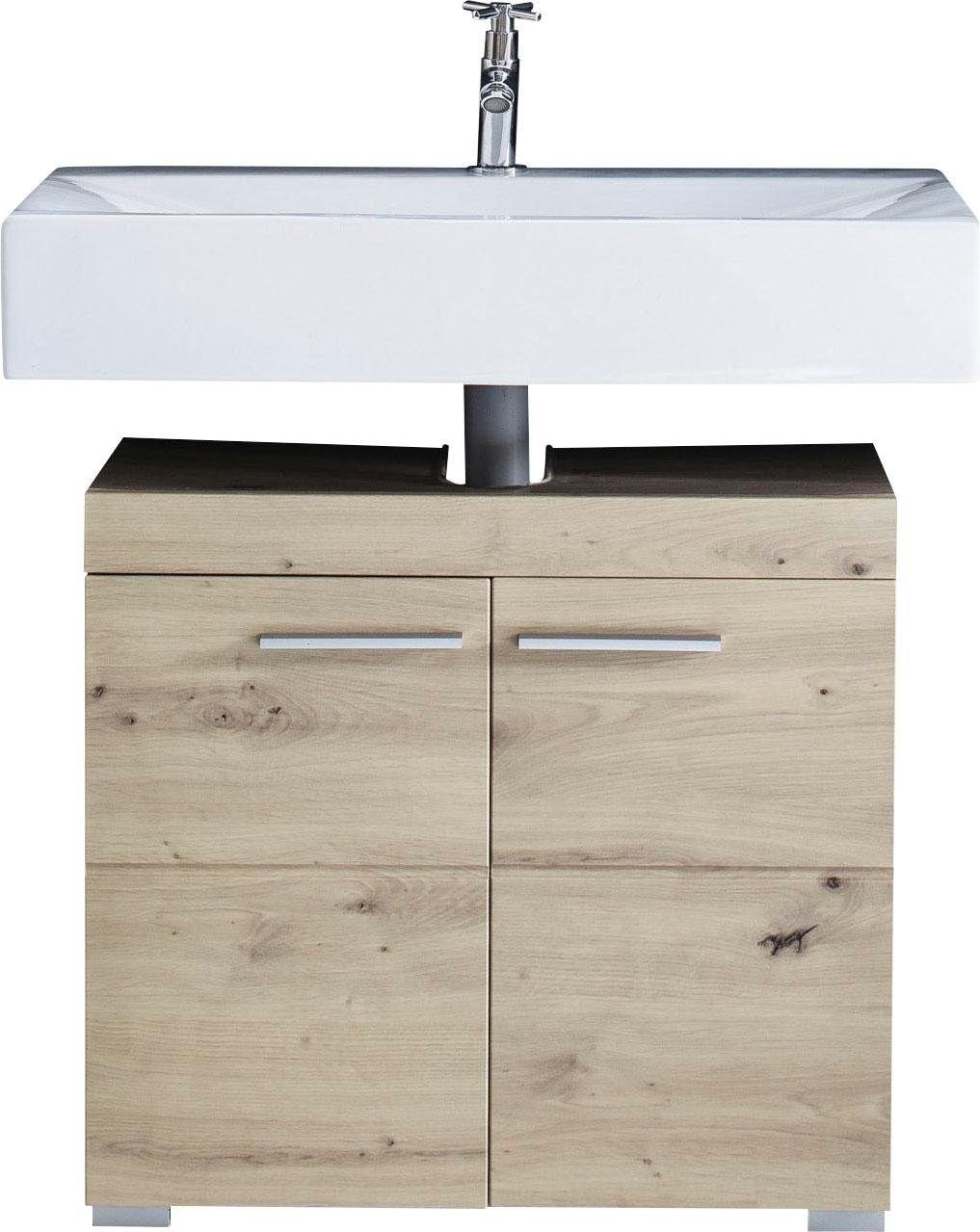INOSIGN Waschbeckenunterschrank »Avena«, Höhe 56 cm, Badezimmerschrank mit  2 Türen und Aussparung online kaufen | mit 3 Jahren XXL Garantie | Waschbeckenunterschränke