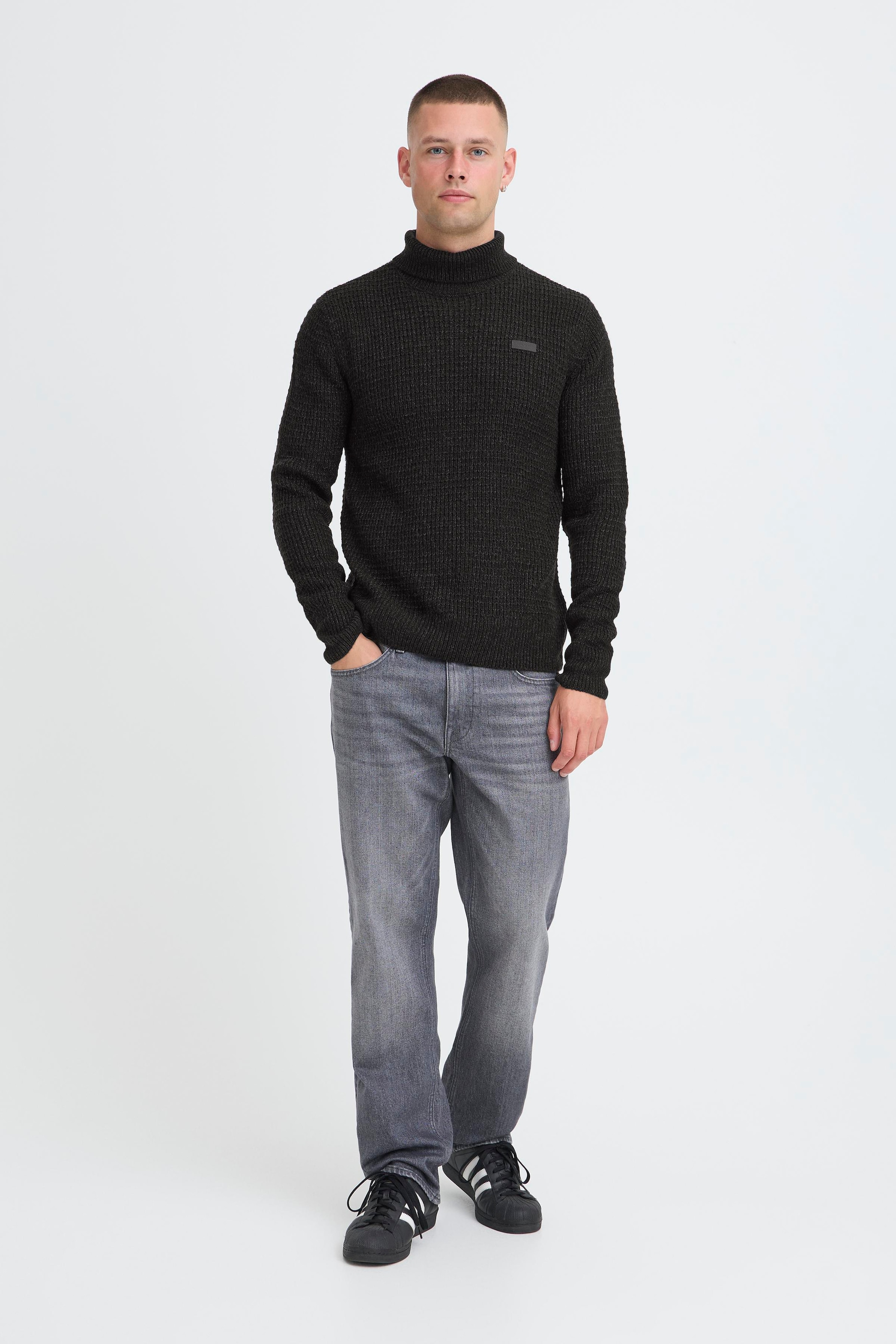 Blend Rollkragenpullover »BHPATTA« Baumwolle, regular fit