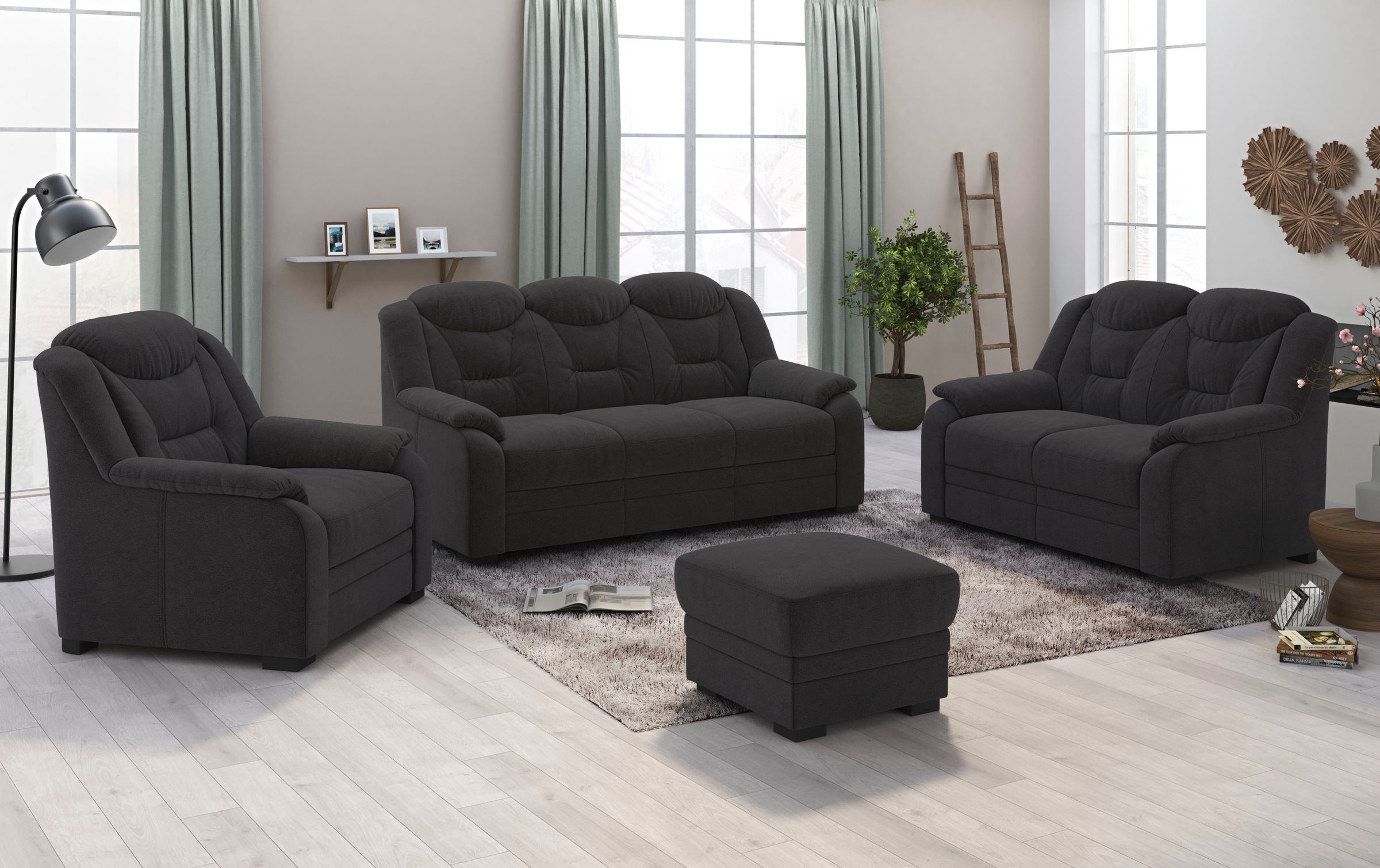 COTTA 3-Sitzer »Marcus«, Sofa mit hoher Rückenlehne