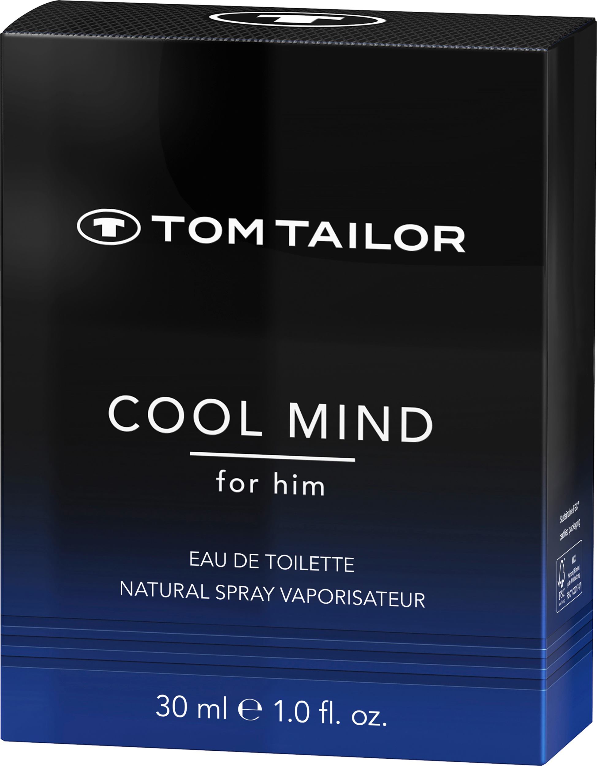 TOM TAILOR Eau de Toilette »COOL MIND« orientalische Duftrichtung, Kopfnote aus Zimt und Ananas