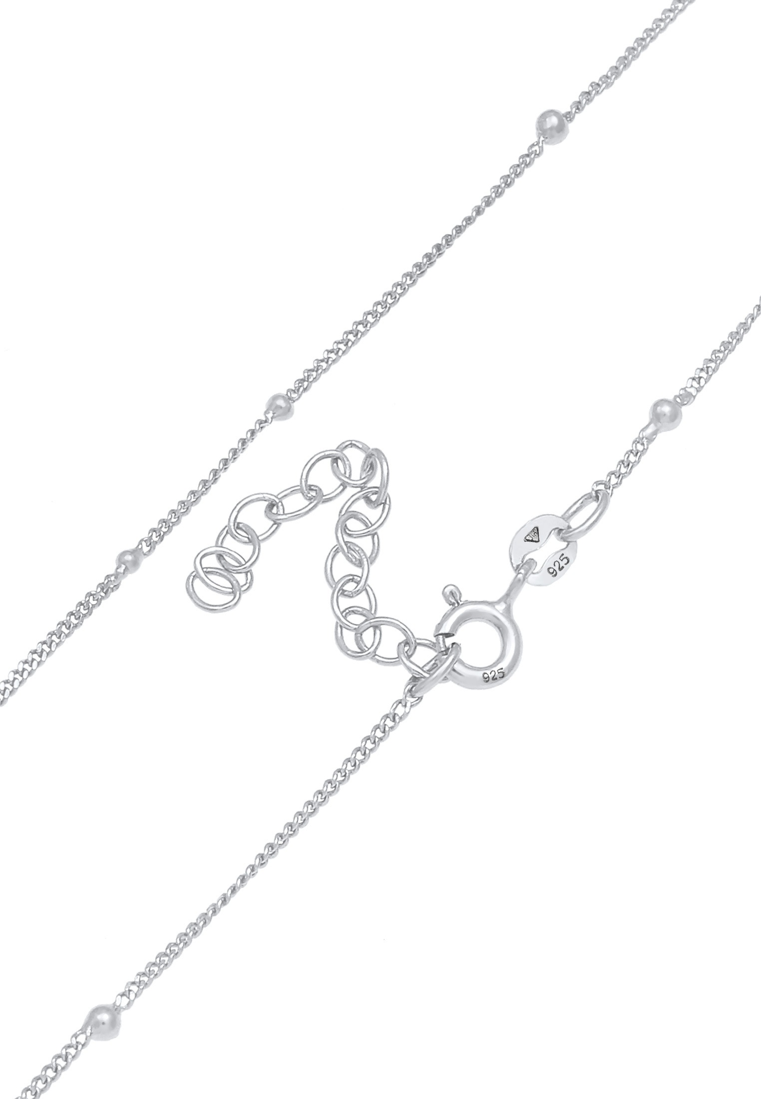 Elli Choker »Halskette Basic Choker Panzer Kugel Design 925 Silber«