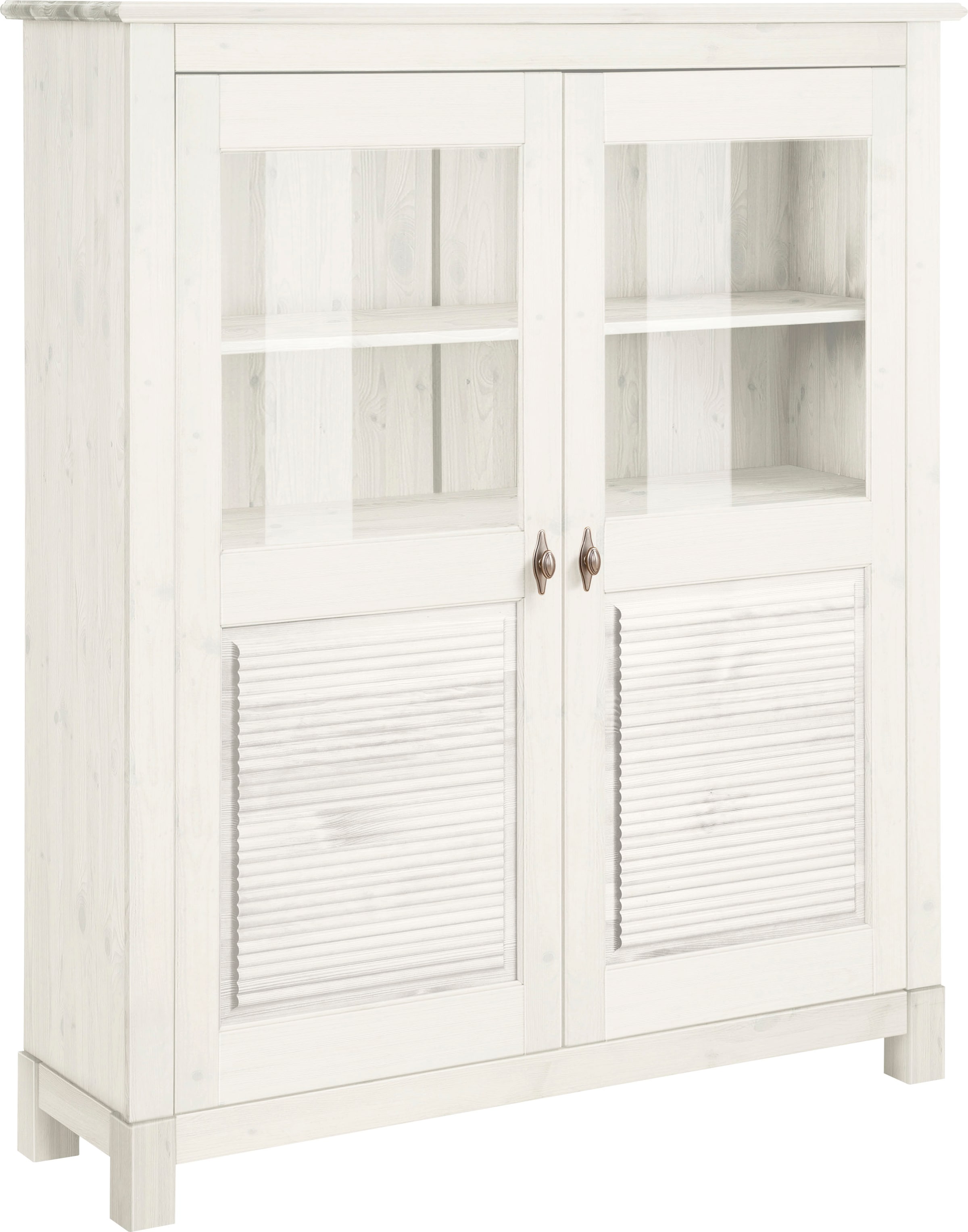 Home affaire Highboard »Rauna«, Vitrine, Breite 111,6 cm, aus massiver Kiefer