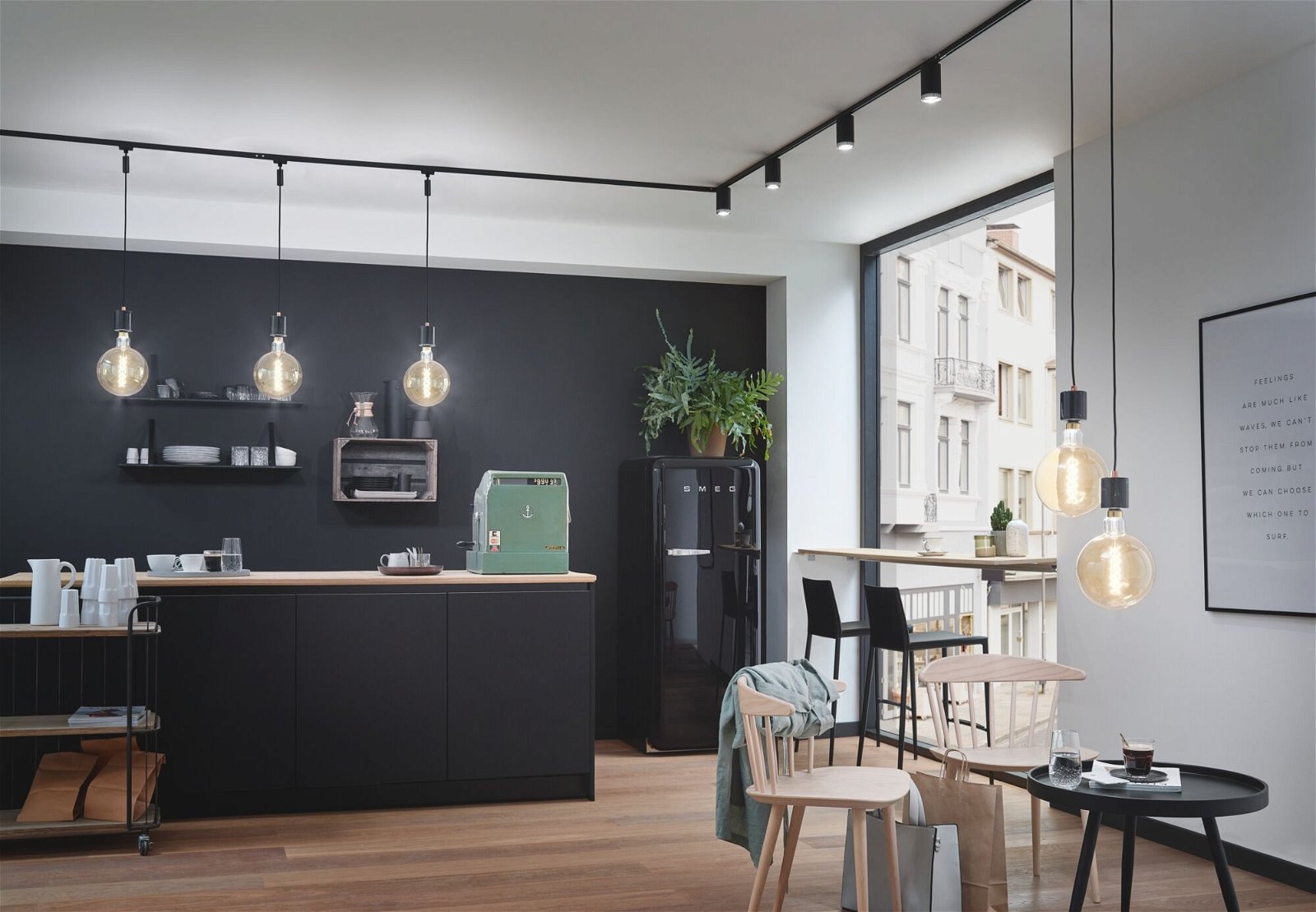 Paulmann LED-Leuchtmittel »Standard 230V LED Reflektor 460lm 7W 2700K Schwarz matt«, 1 St., Warmweiß