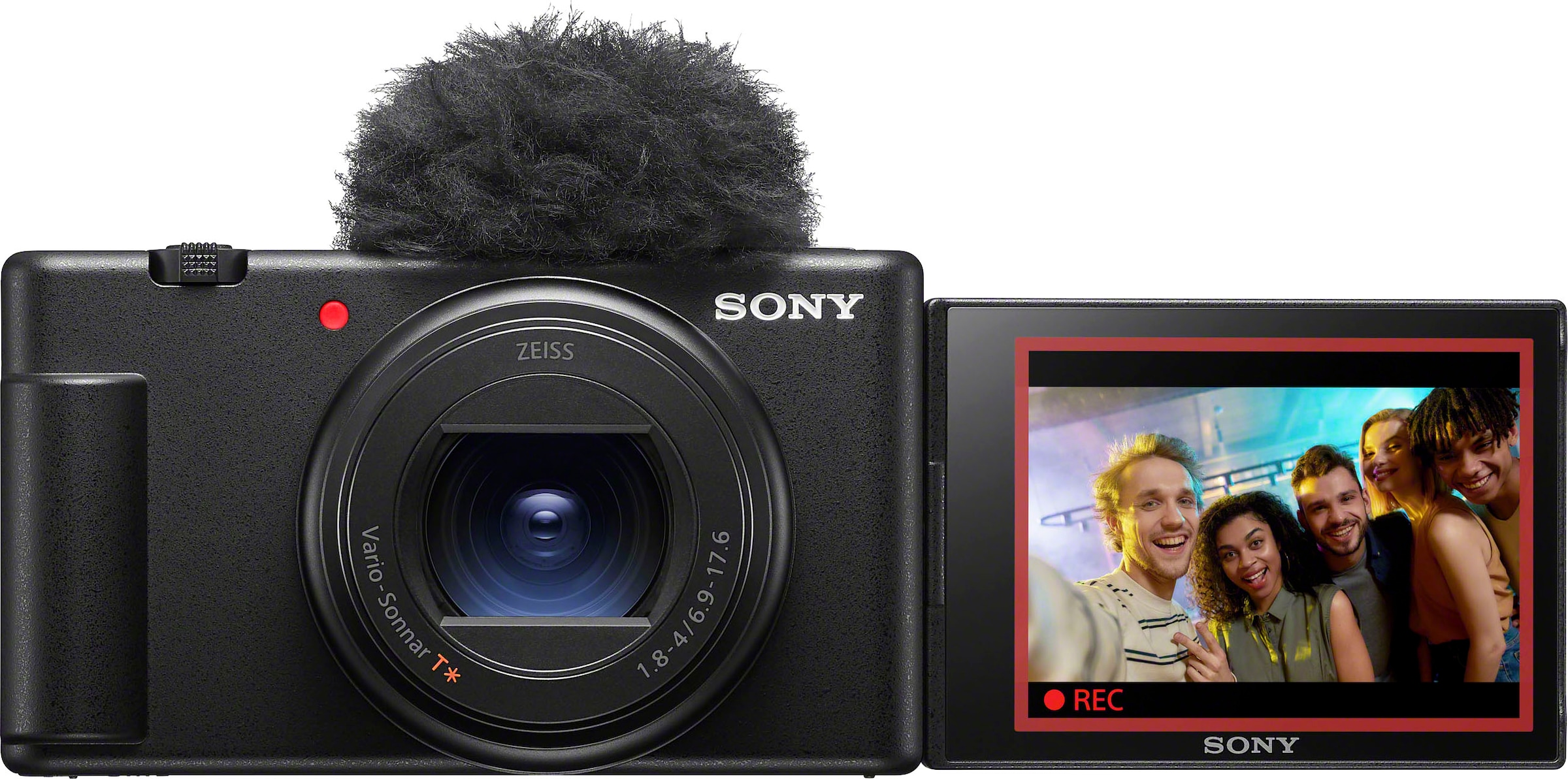 Sony Systemkamera 4K (Wi-Fi) Ultra ZV-1 HD Video«, fachx bei 2,7 II Zoom, opt. Bluetooth-WLAN »Vlog-Kamera 20,1 MP
