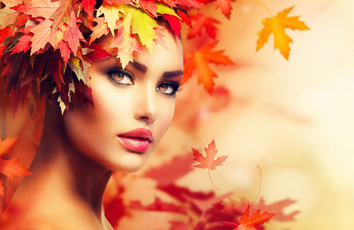 Fototapete »AUTUMN WOMAN«