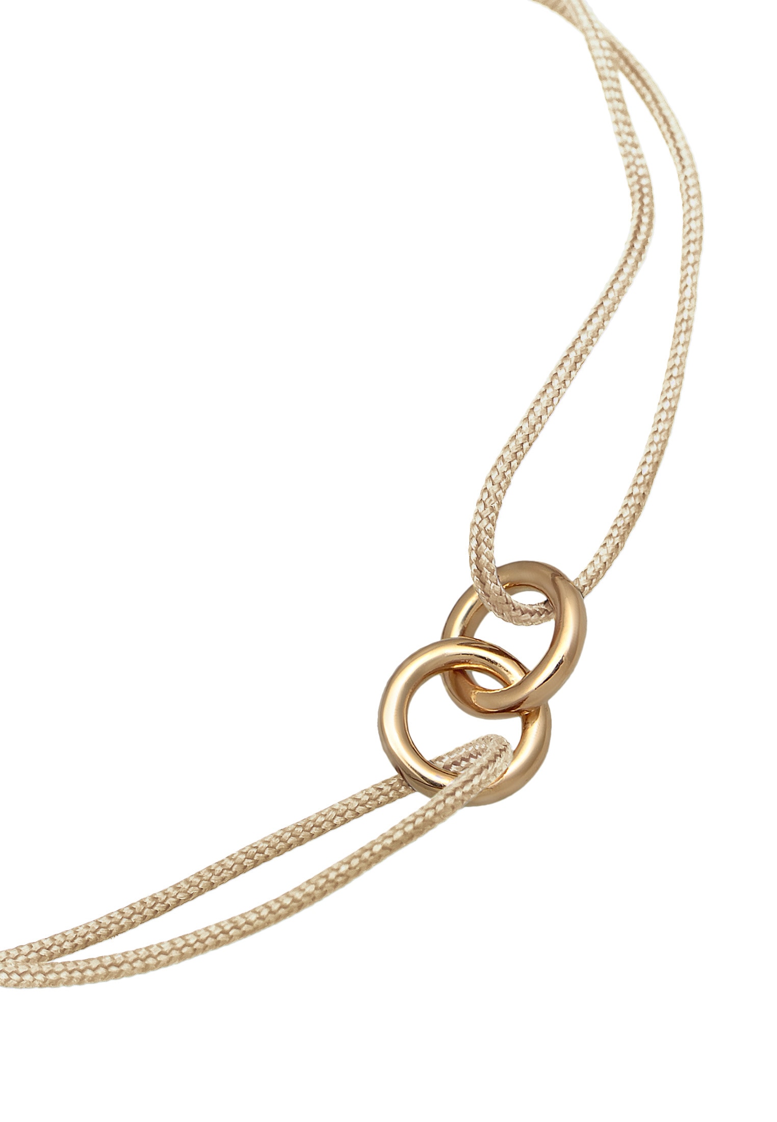 Elli Armkette »Armband Kreis Geo Minimal 925 Silber vergoldet«