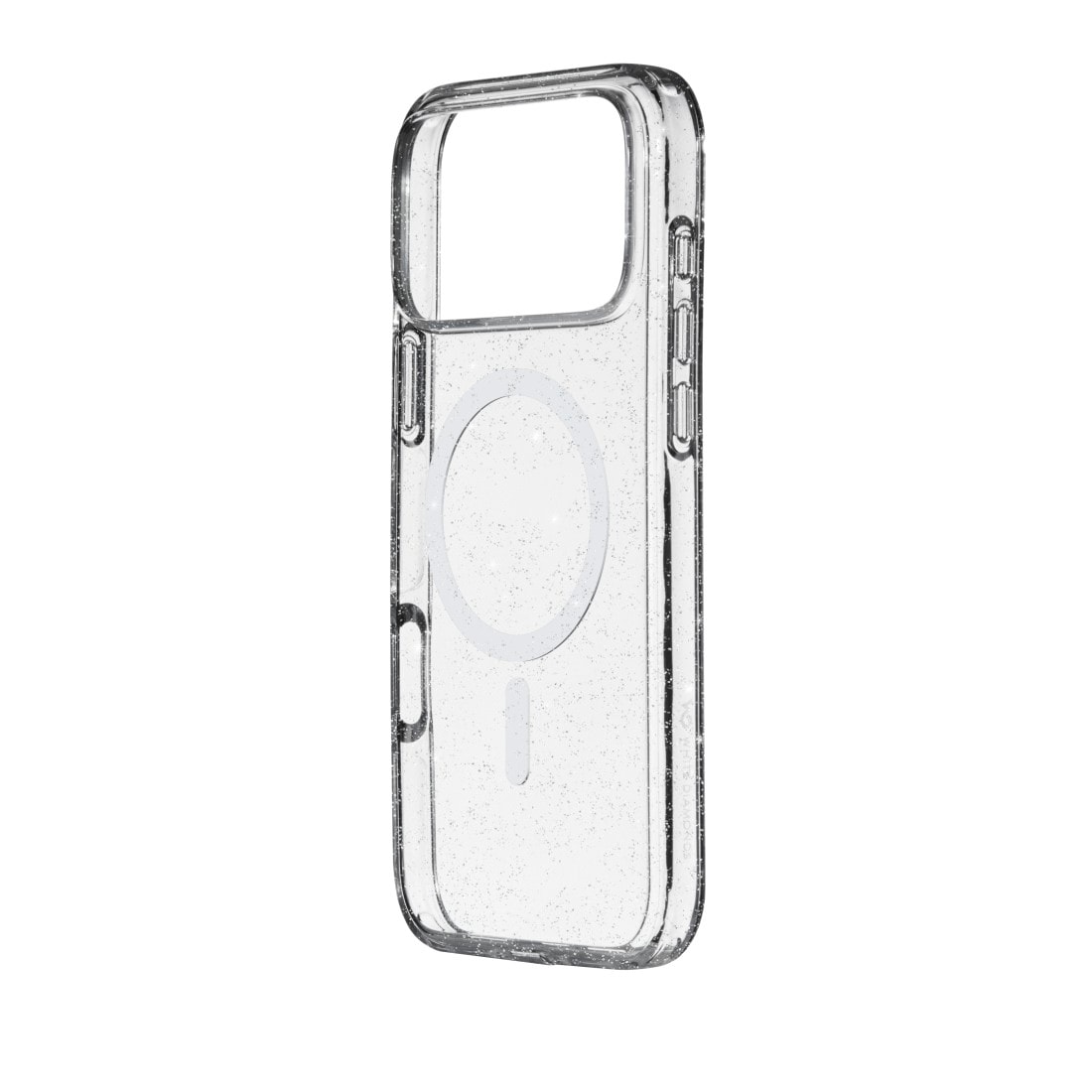 White Diamonds Smartphone-Hülle »Cover "Mag Glitter" für Apple iPhone 17 Pro Max, Transparent« Apple iPhone 17 Pro Max Anti-Vergilbung, Kraztschutz, Stoßfeste Ecken