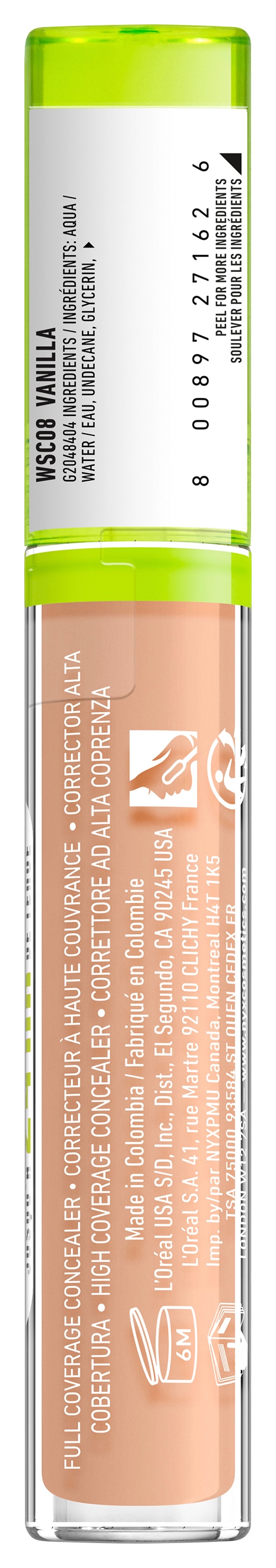 NYX PROFESSIONAL MAKEUP Concealer »Wonder Snatch Concealer« kaschiert Augenringe und Unreinheiten, deckt bis zu 24 Stunden
