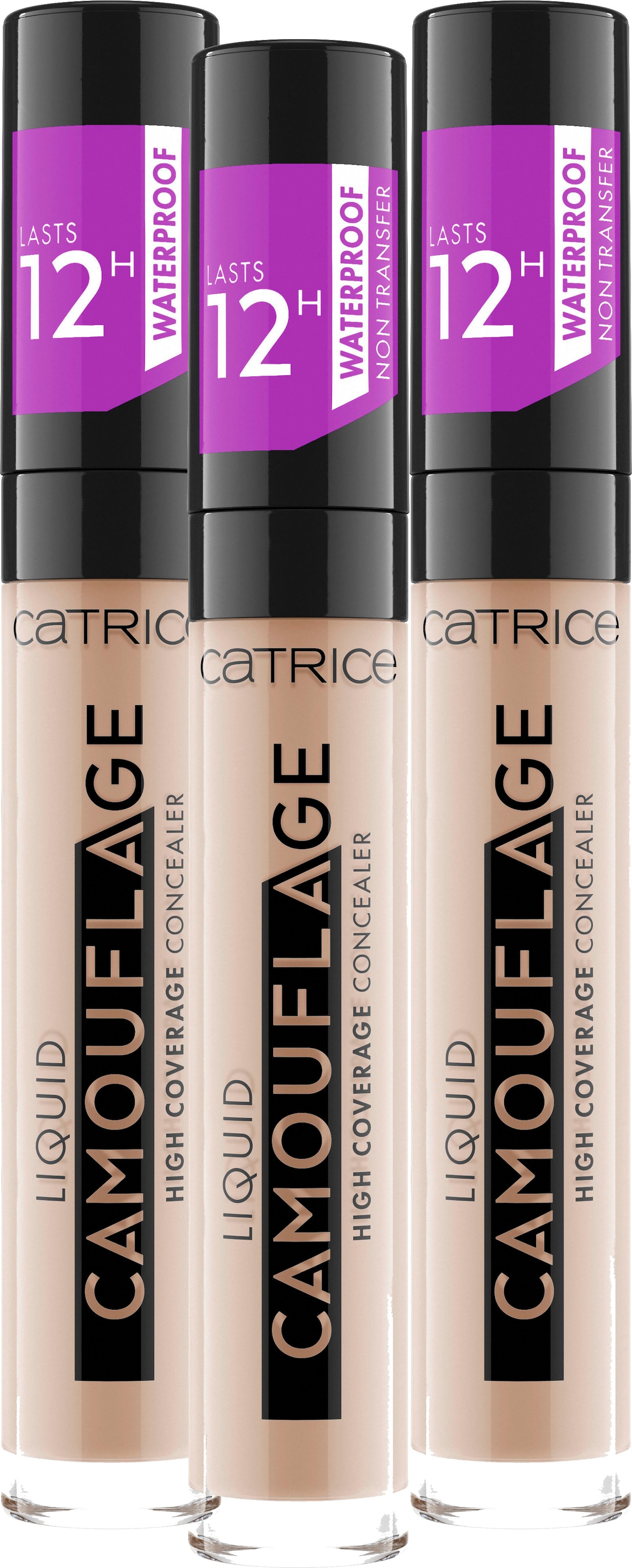 (3er ♕ Concealer High bei Camouflage »Liquid Catrice Coverage«, Pack)