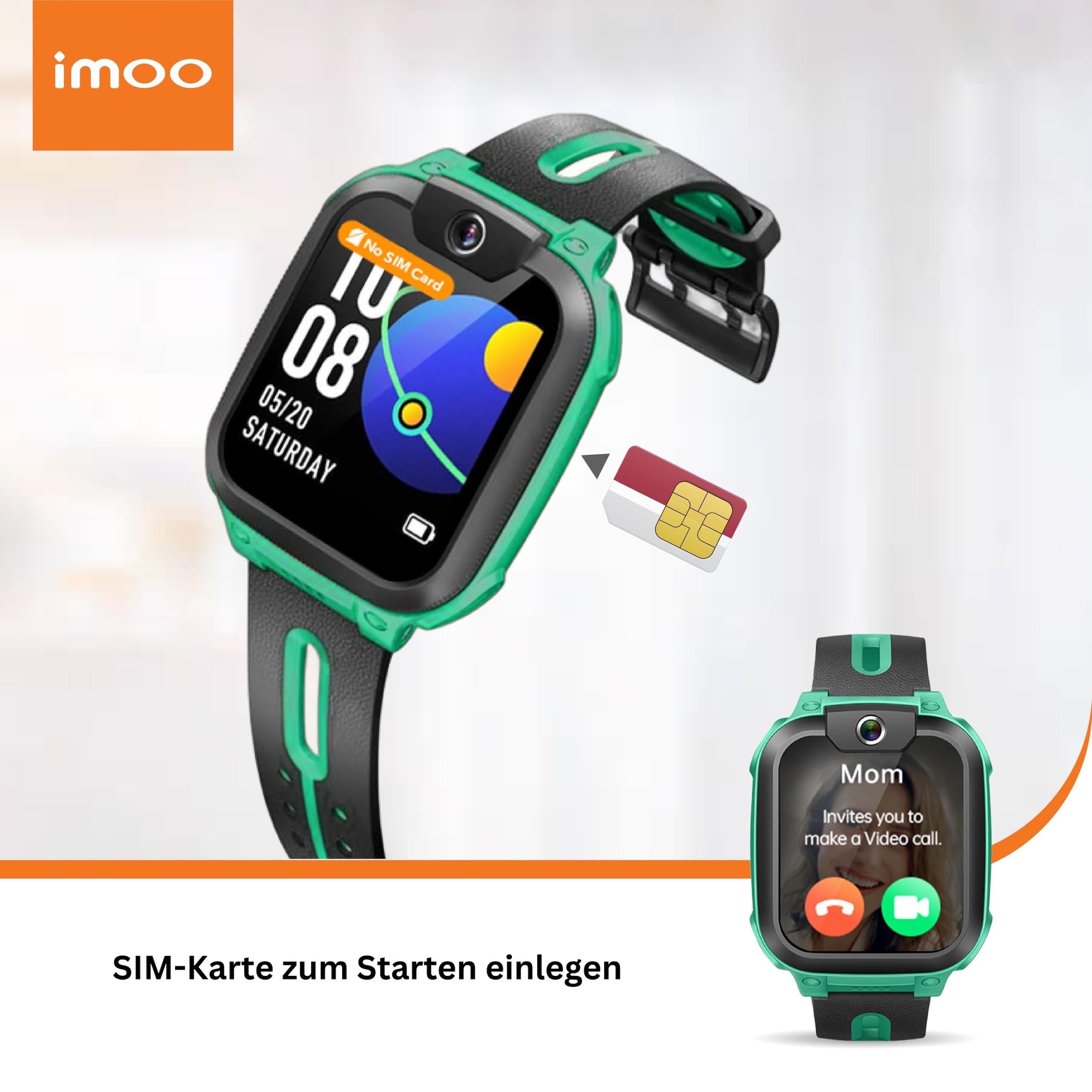 Imoo Smartwatch »Watch Phone Z1 Kinder« (3,3 cm / 1,3 ″) Mocor OS