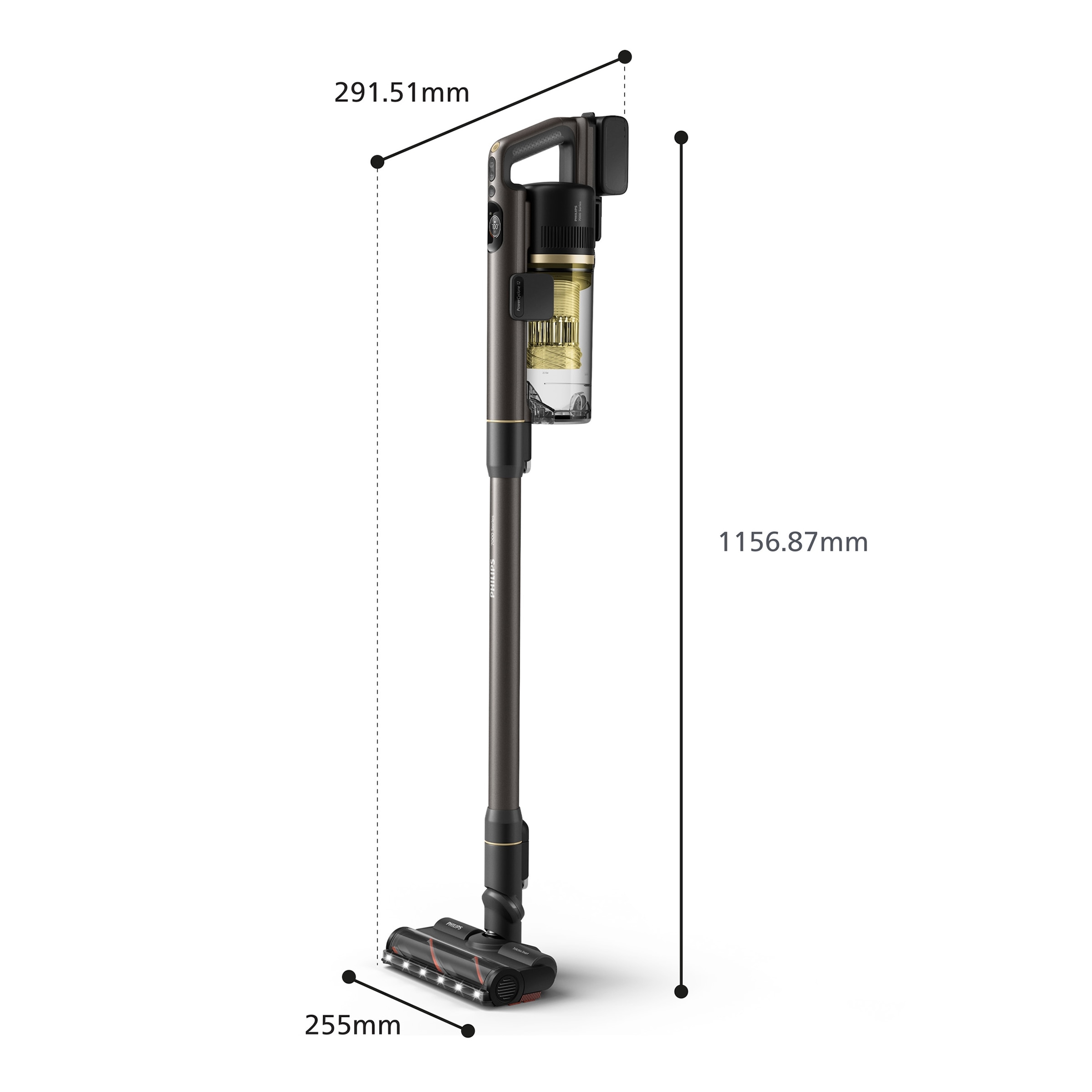 Philips Akku-Hand-und Stielstaubsauger »XC7067/01 SpeedPro Max 7000 Series Advanced "Pet"« mit bis zu 80 Minuten Laufzeit und Bodendüse mit Anti-Haarentwirrung