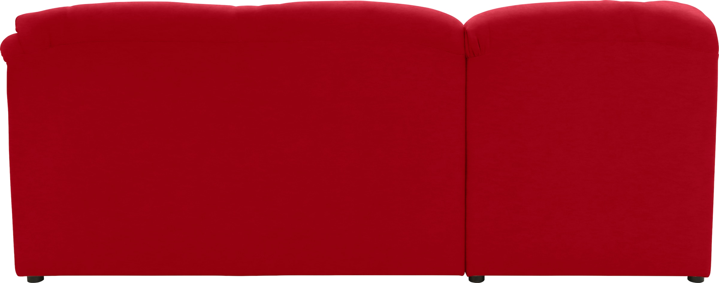 DOMO collection Ecksofa »Faenza für kleine Räume, Stellmaße 232,176cm, komfortabel, L-Form« mit Ottomane, zeitlos, elegante Armlehnen, wahlweise mit Bettfunktion