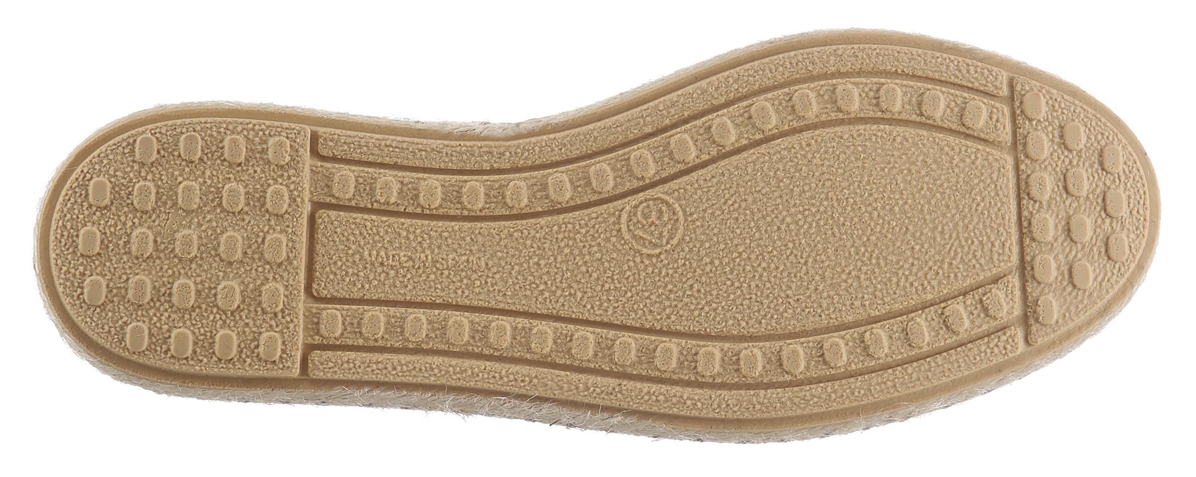 VERBENAS Espadrille »CARMEN SERRAJE«, Schlupfschuh, Sommerschuh, Loafer mit typischem Jute-Rahmen