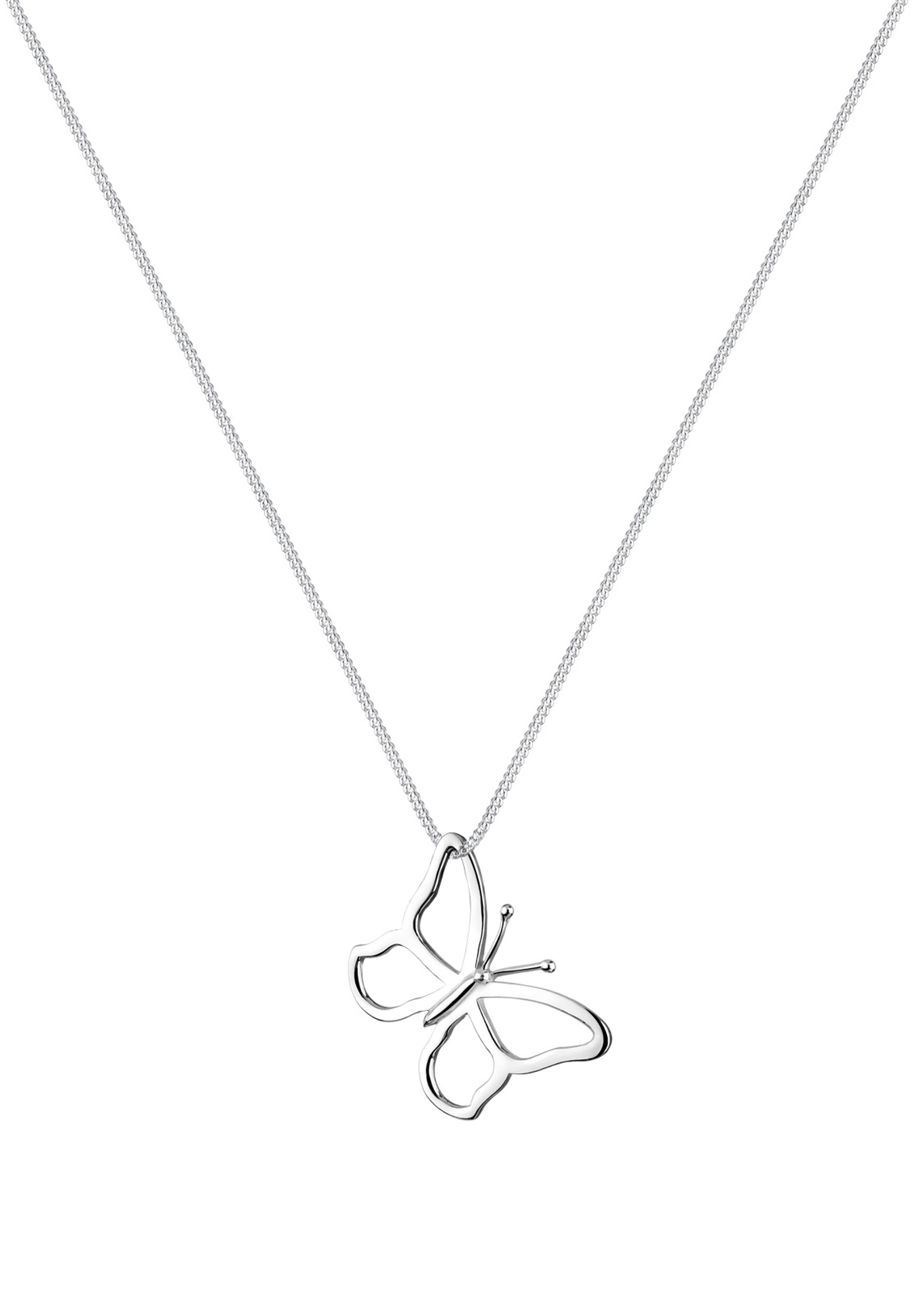 Elli Lange Kette »Halskette Schmetterling Anänger Traumhaft 925 Silber«