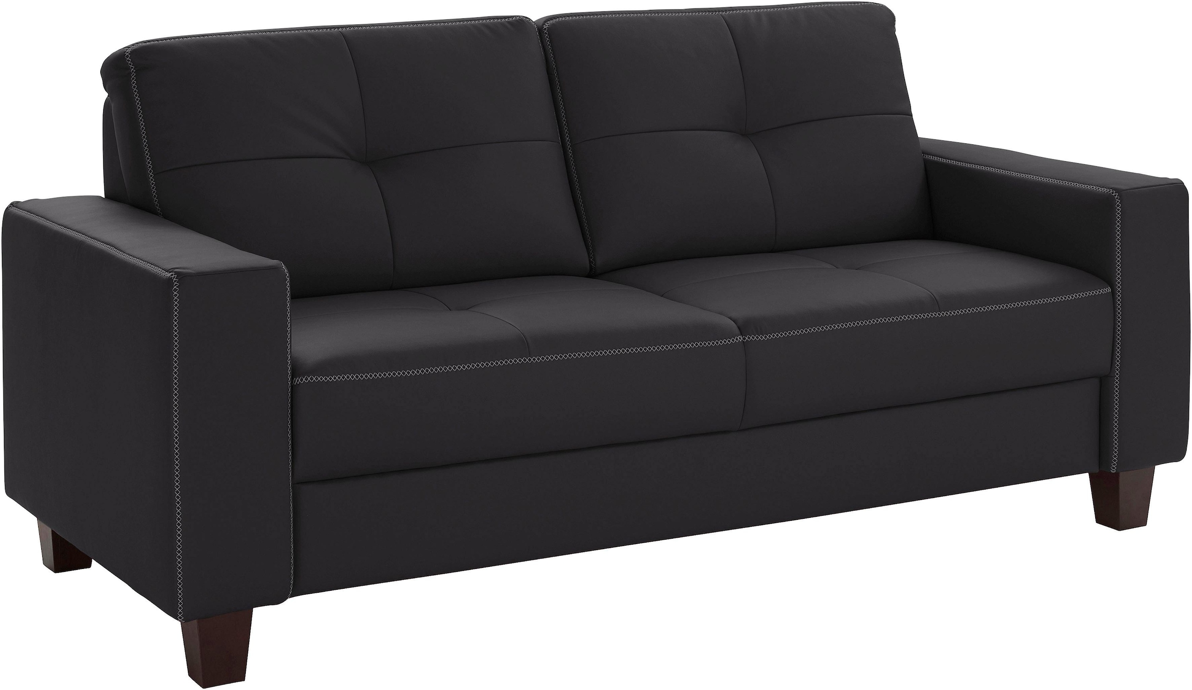 PLACES OF STYLE 3-Sitzer »Varese« mit Kreuznaht und Federkern