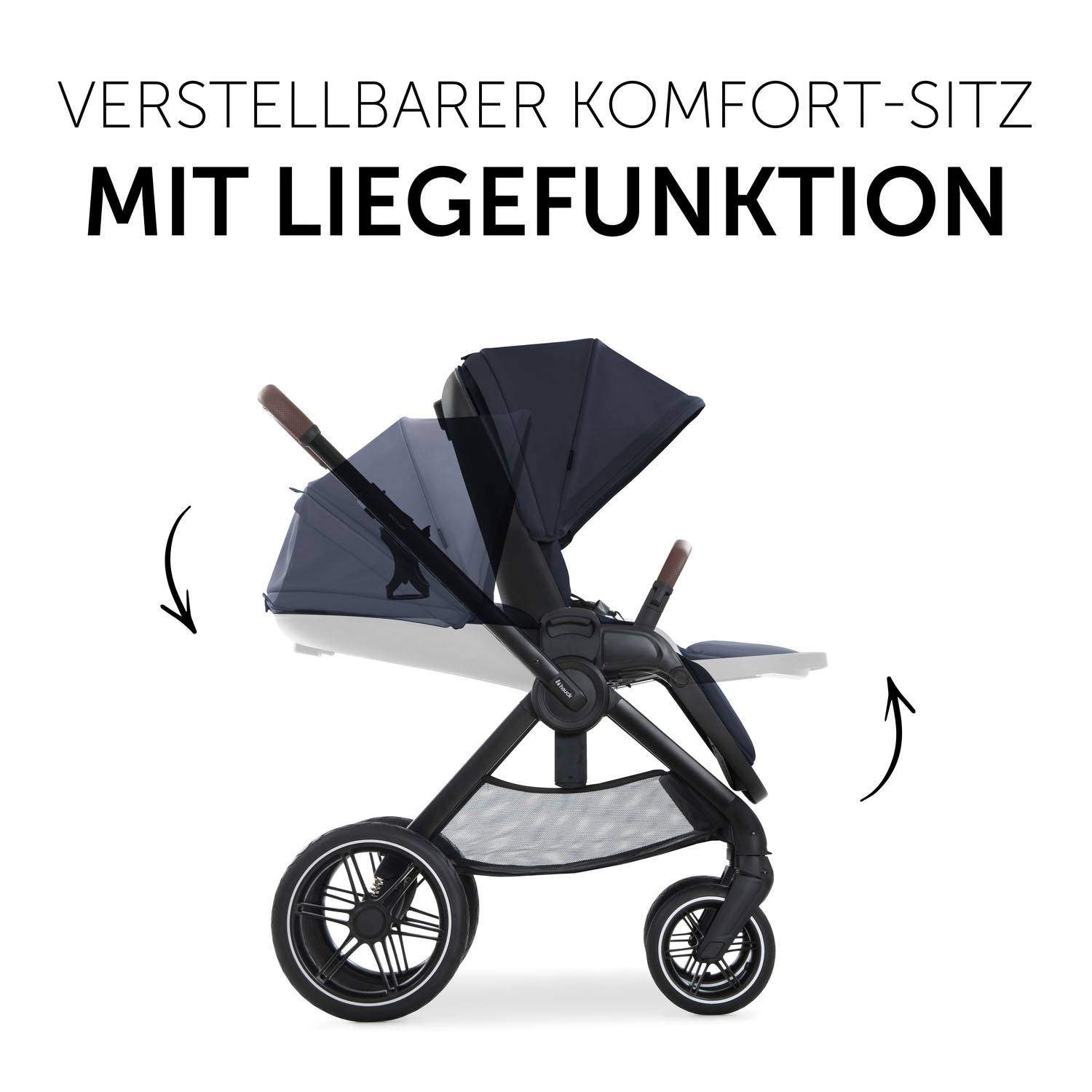 Hauck Kombi-Kinderwagen »Walk N Care Set«, 22 kg, belastbar bis 22 kg