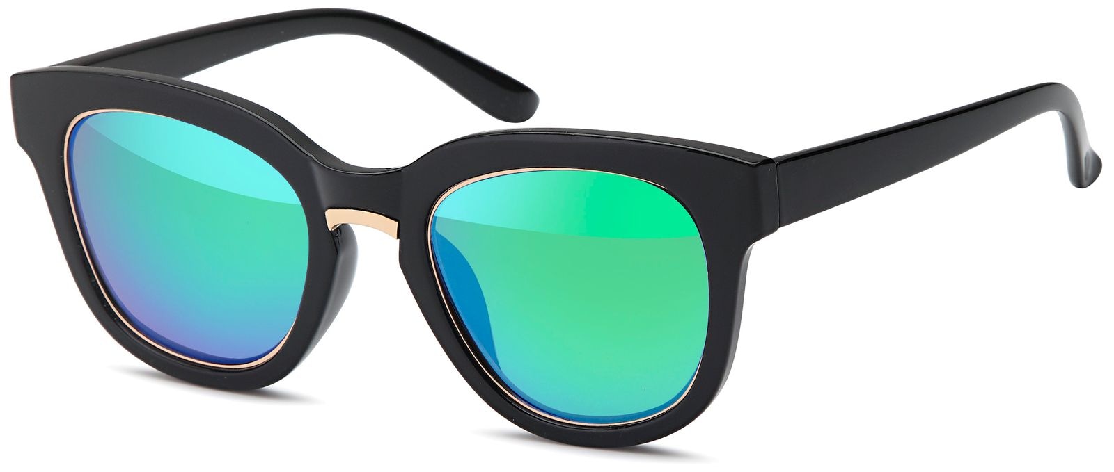 styleBREAKER Wayfarer »Nerd Sonnenbrille mit Kunststoff Metall Rahmen« 1 Stk.