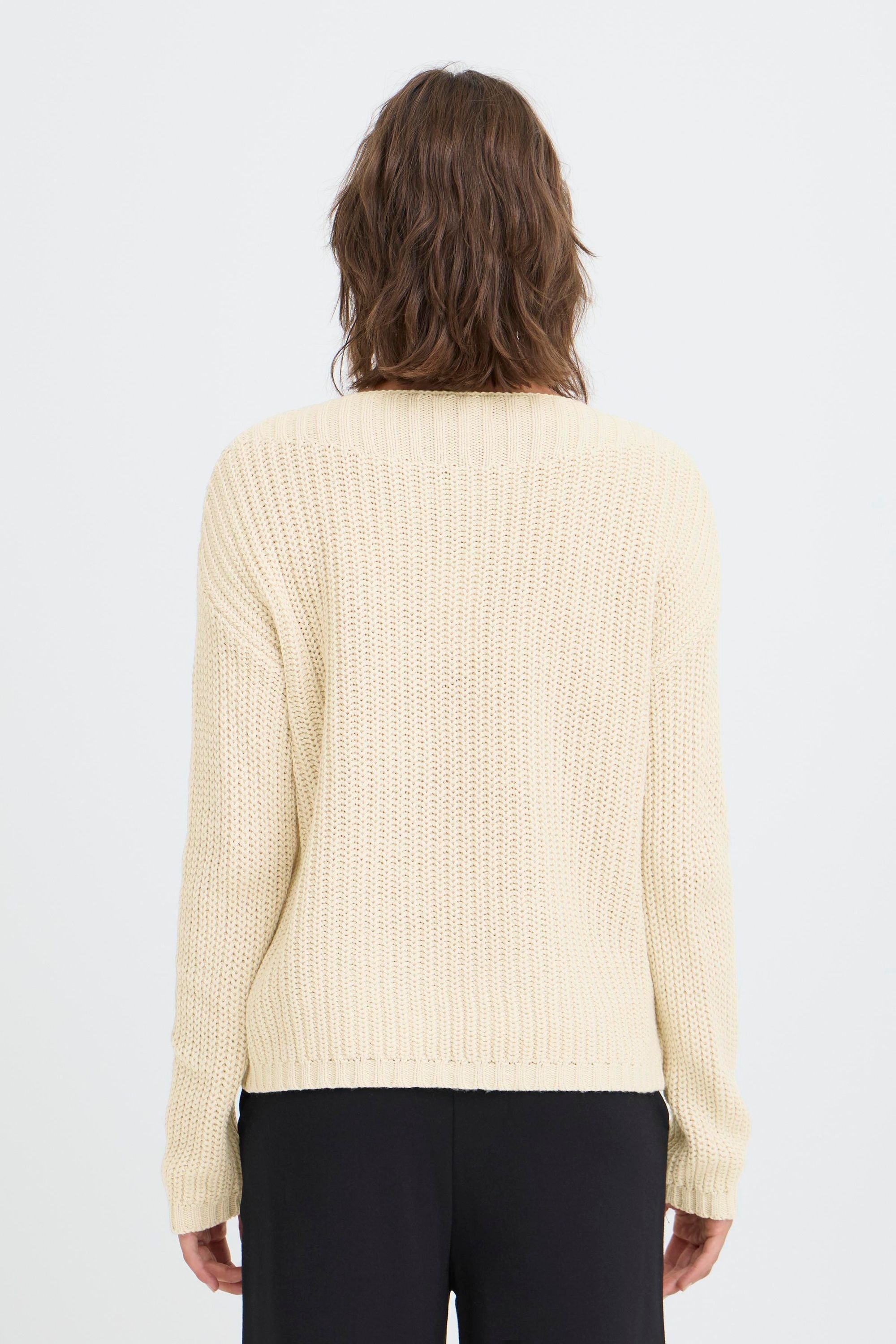 OXMO Strickfleece-Pullover »Strickpullover OXFKANNA«