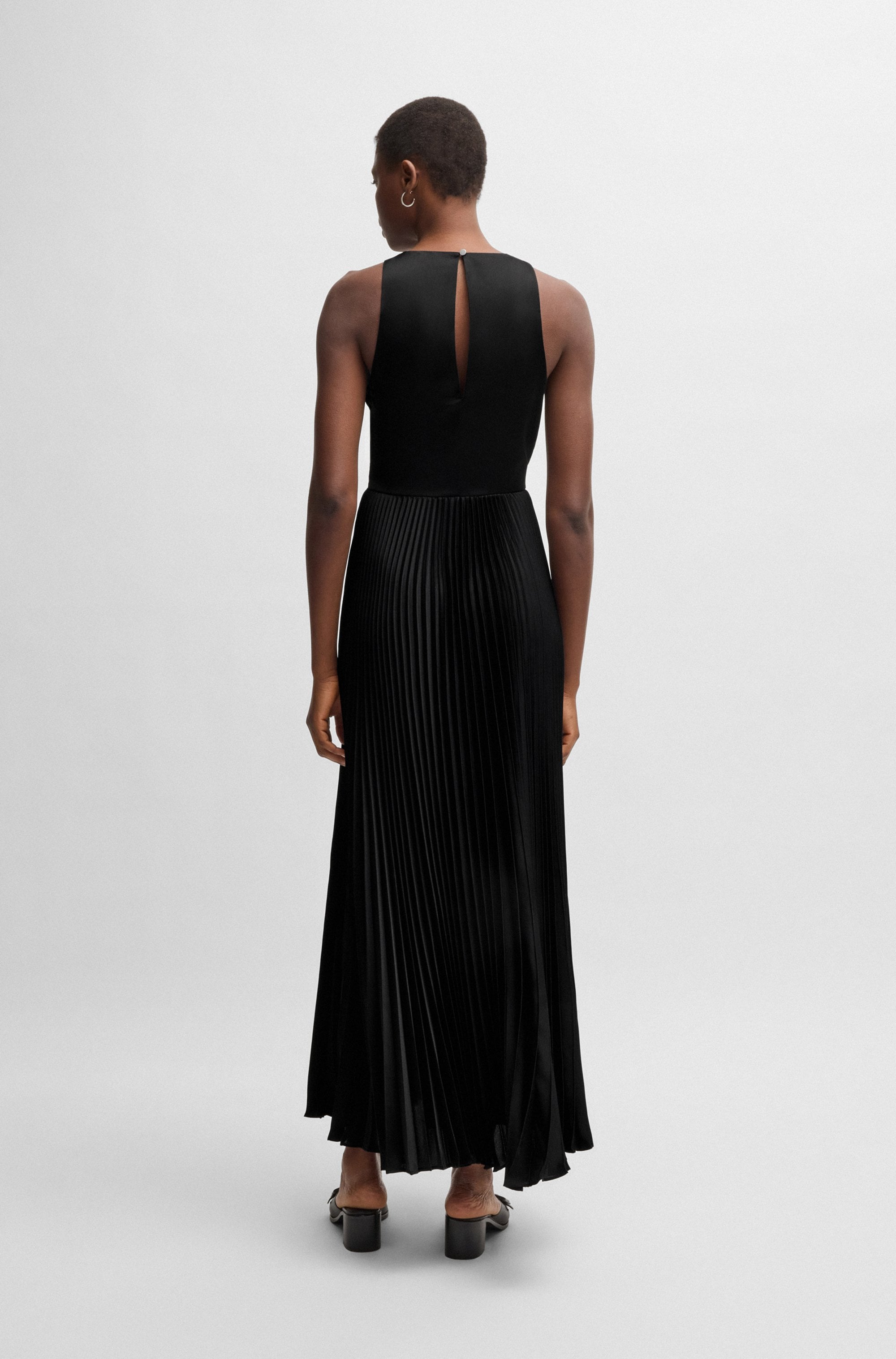 BOSS ORANGE Blusenkleid »Daliana Premium Damenmode«, mit Kellerfalten