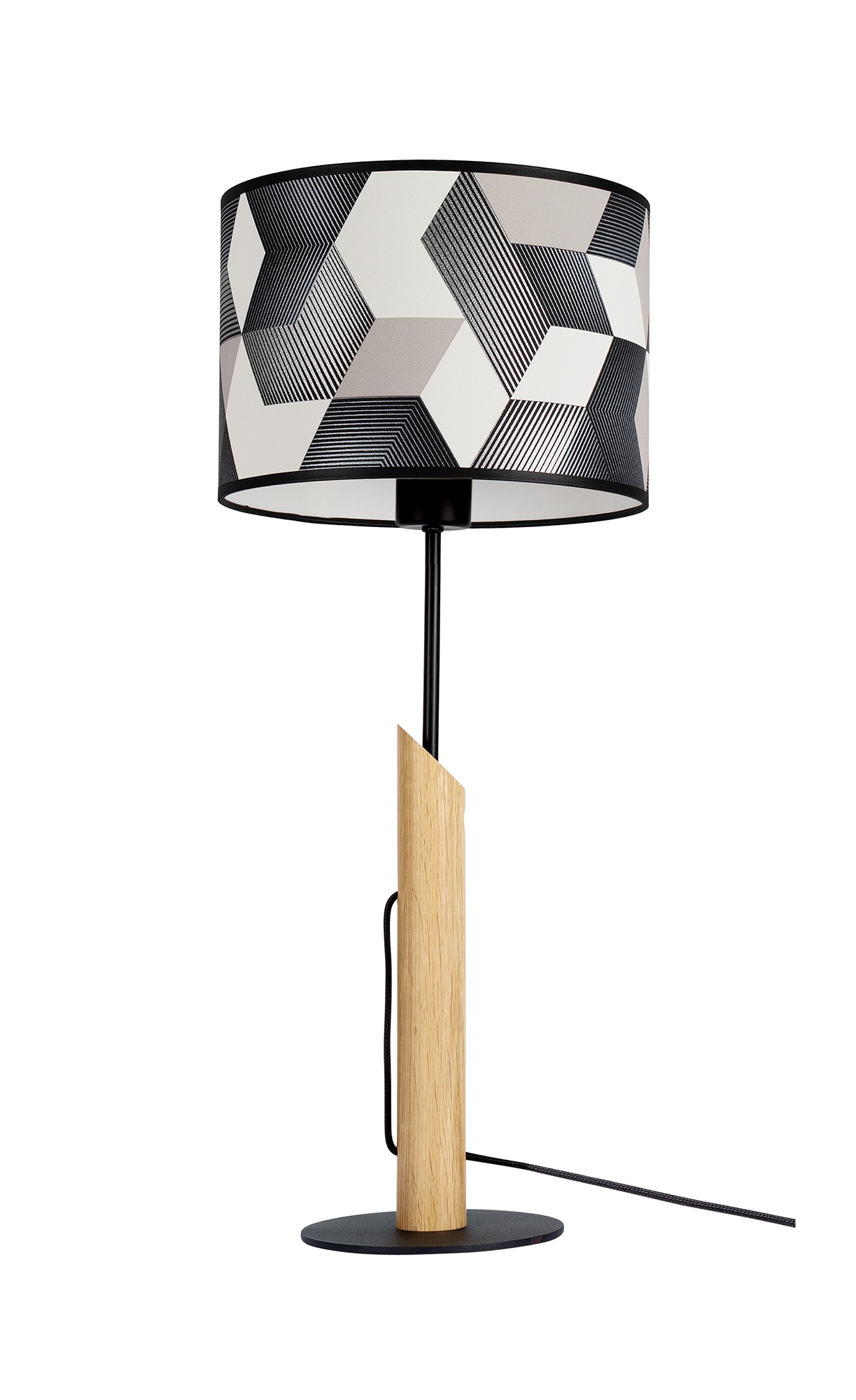 Aus BRITOP XXL LIGHTING 1 | mit Jahren kaufen Tischleuchte Eichenholz Tapete Schirm »ESPACIO«, Garantie laminierter 3 FSC®-Zertifikat, mit flammig-flammig, aus online