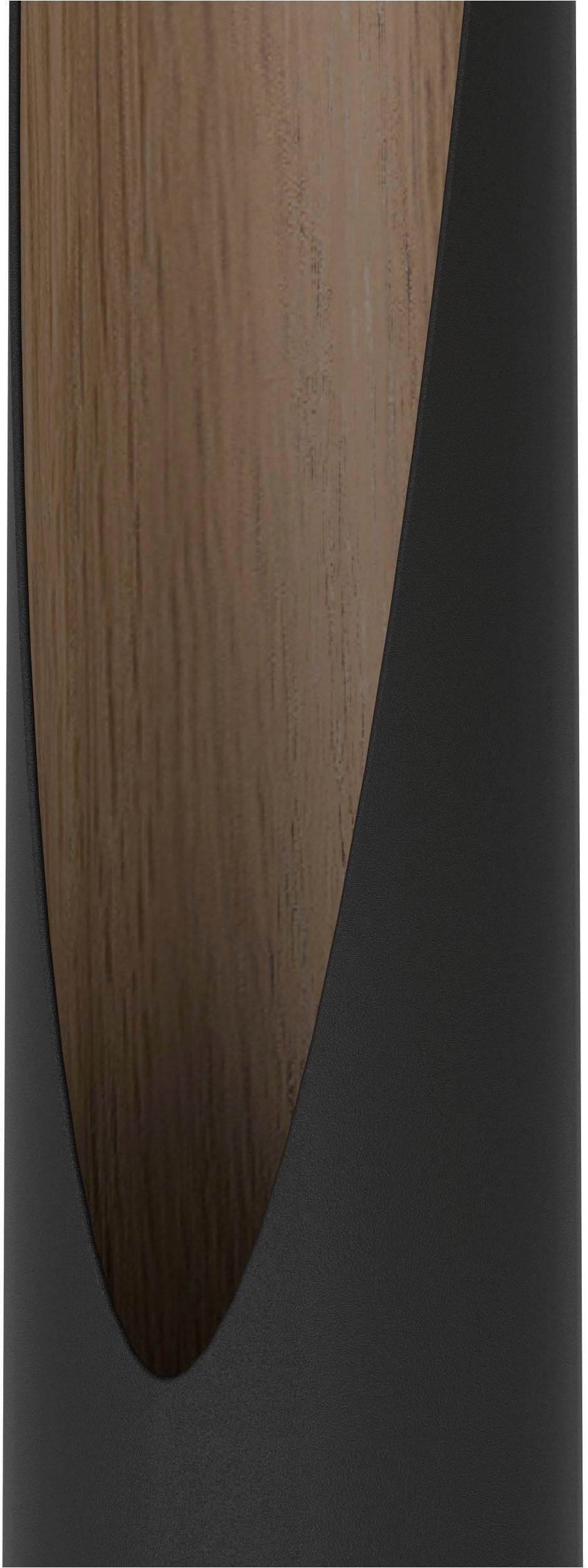 EGLO Tischleuchte »Barbotto Tischlampe, Wohnzimmerlampe, Metall und Holz, GU10, Lampe« GU10 1 Stk. Tischleuchte - H39,5 x Ø6 cm - schwarz, braun - 1X4,5W inkl.