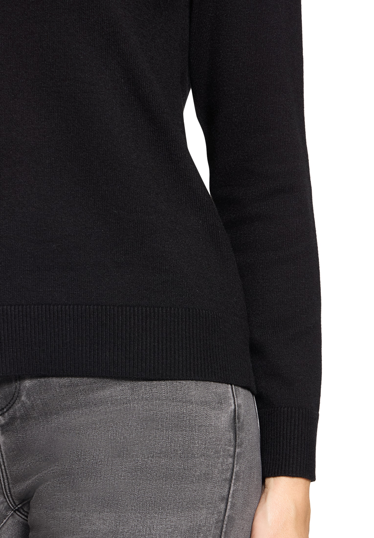 Betty Barclay Rundhalspullover »Basic-Strickpullover mit Rundhalsausschnitt«