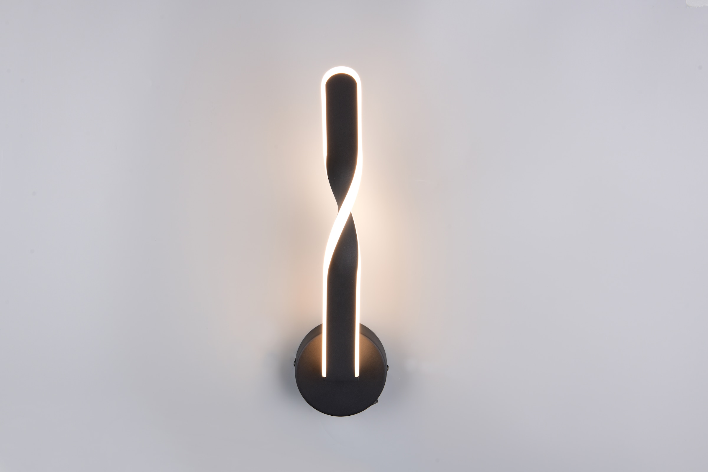 REALITY Leuchten LED Wandleuchte »GINKO, LED Wandlampe mit Schalter, 11W 1250 Lumen 3000K warmweiß« LED-Board 1 Stk. Warmweiß On/Off Kippschalter, elegant geschwungene LED Elemente Höhe 45,5cm
