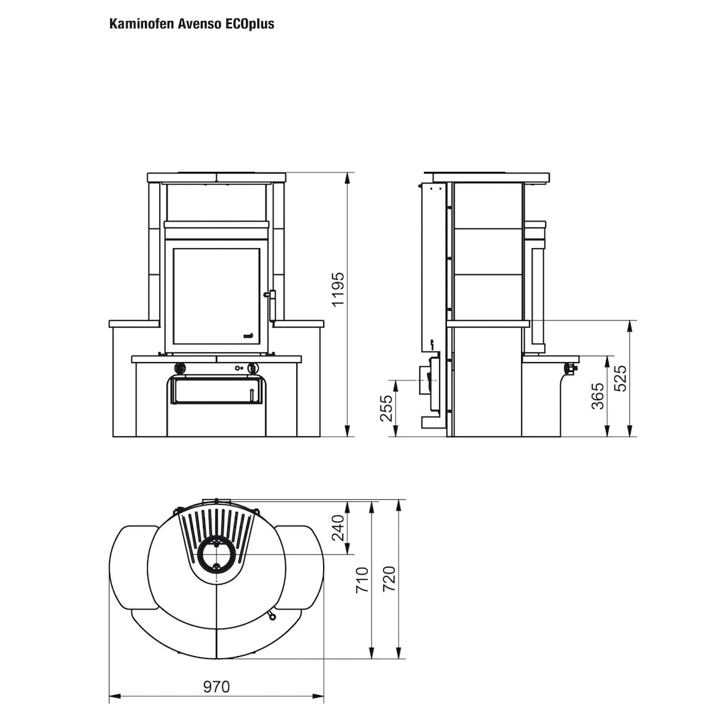 HARK Kaminofen »Avenso GT ECOplus 6 KW«