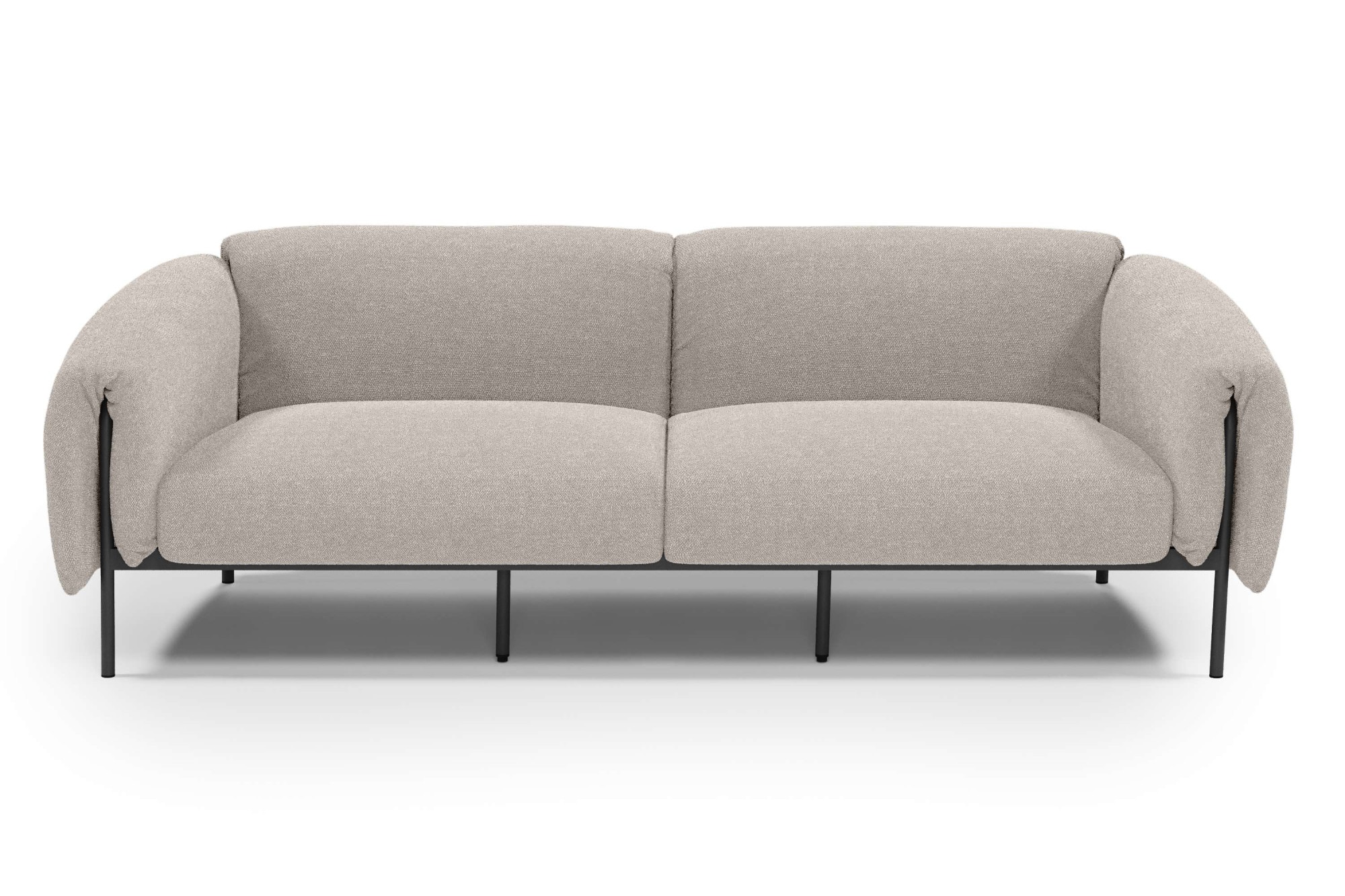 andas 3-Sitzer »Lumi«, Outdoor Gartensofa, wetterfeste Materialien, Breite 228 cm