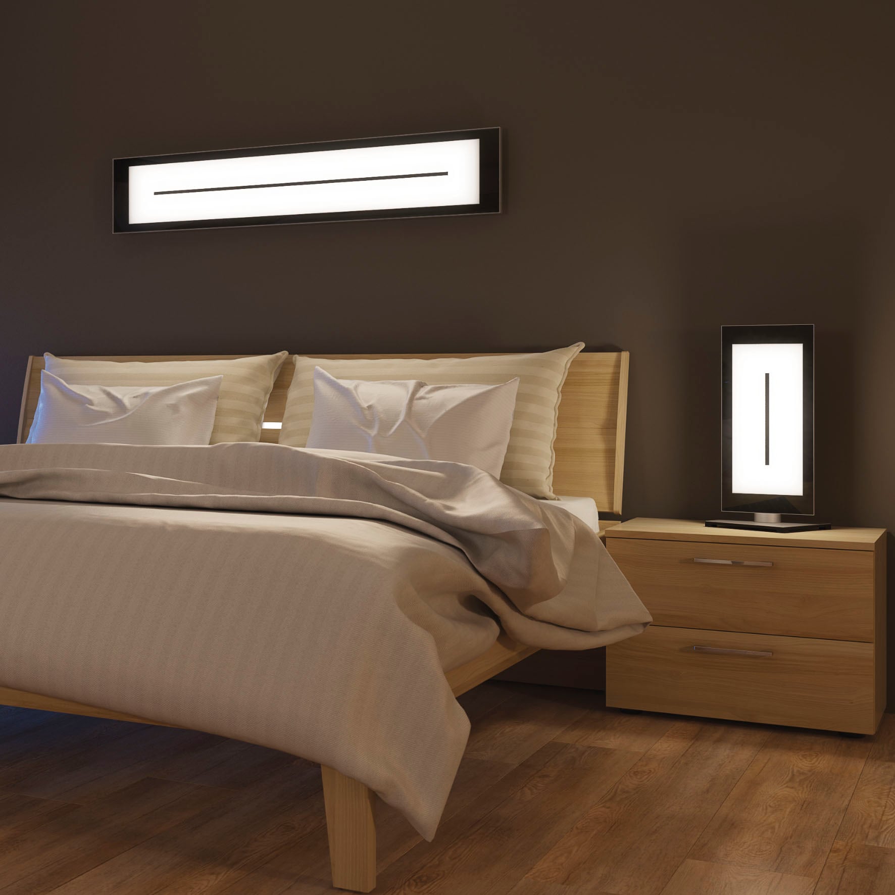 EVOTEC LED Deckenleuchte »ZEN«, Leuchtmittel LED-Modul | LED fest integriert, LED Deckenlampe