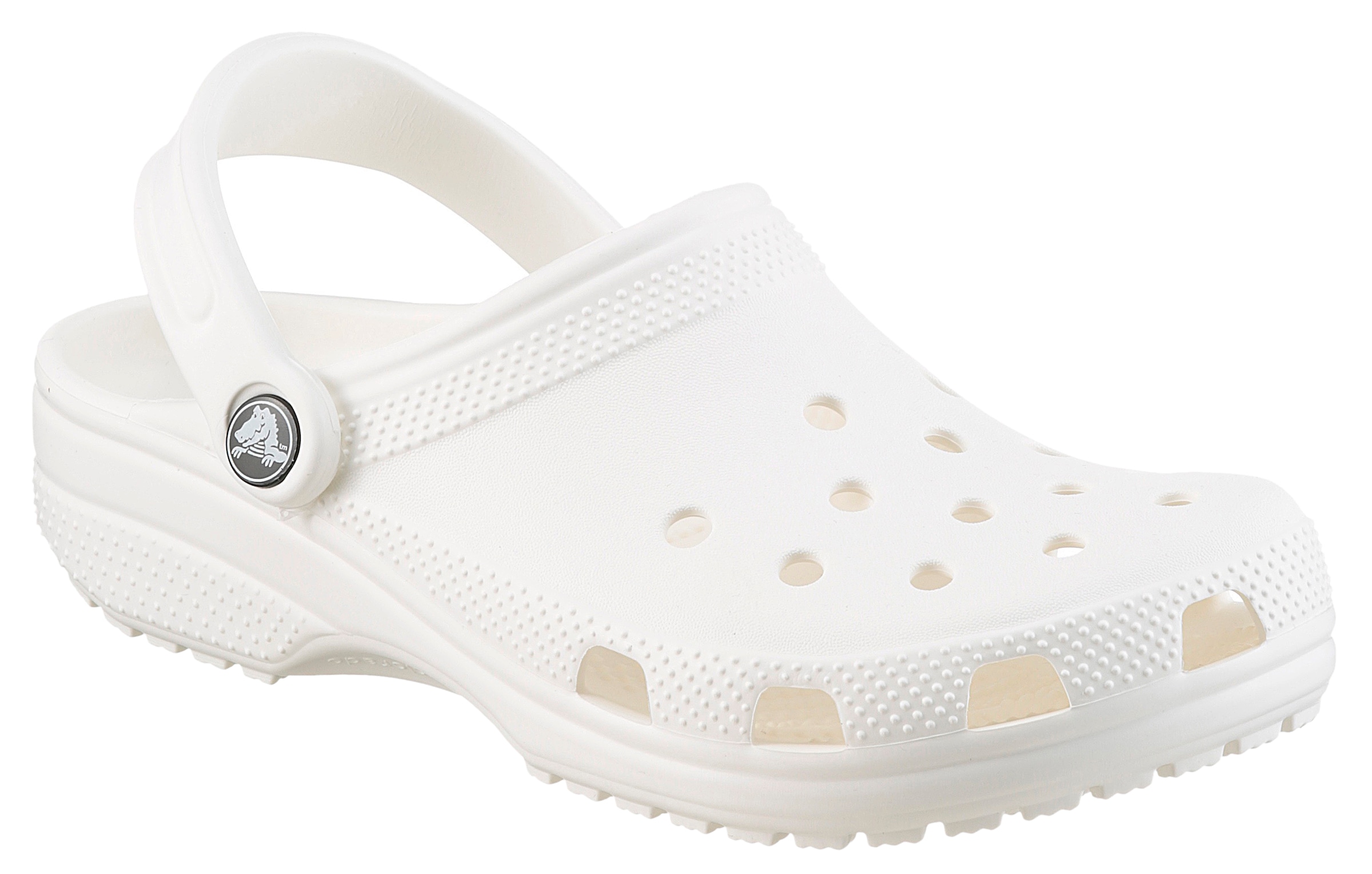 Crocs Clog »Classic K«, Sommerschuh, Hausschuh, Badeschuh mit schwenkbarem Fersenriemchen