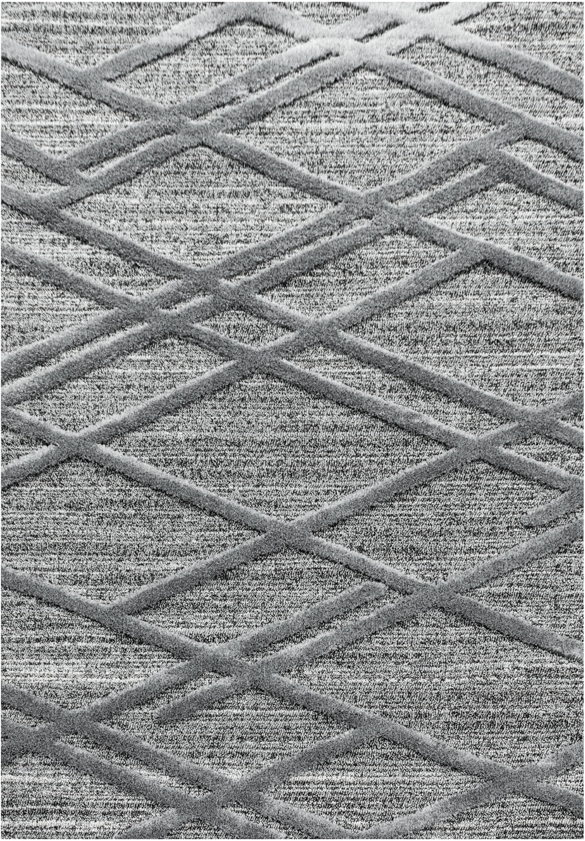 Ayyildiz Teppiche Teppich »PISA 4706«, rechteckig, 20 mm Höhe, Läufer, rund, Hoch Tief Struktur, Wohnzimmer,Schlafzimmer