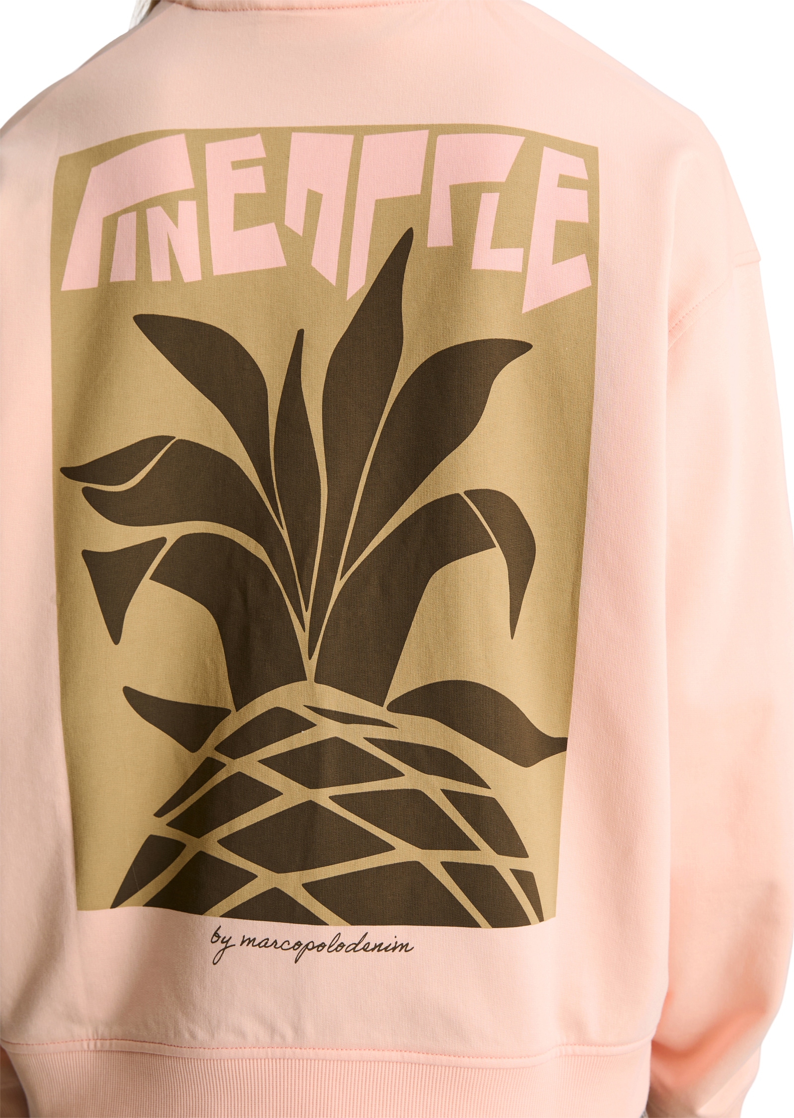 Marc O'Polo DENIM Sweatshirt , oversized mit markantem Rückenprint
