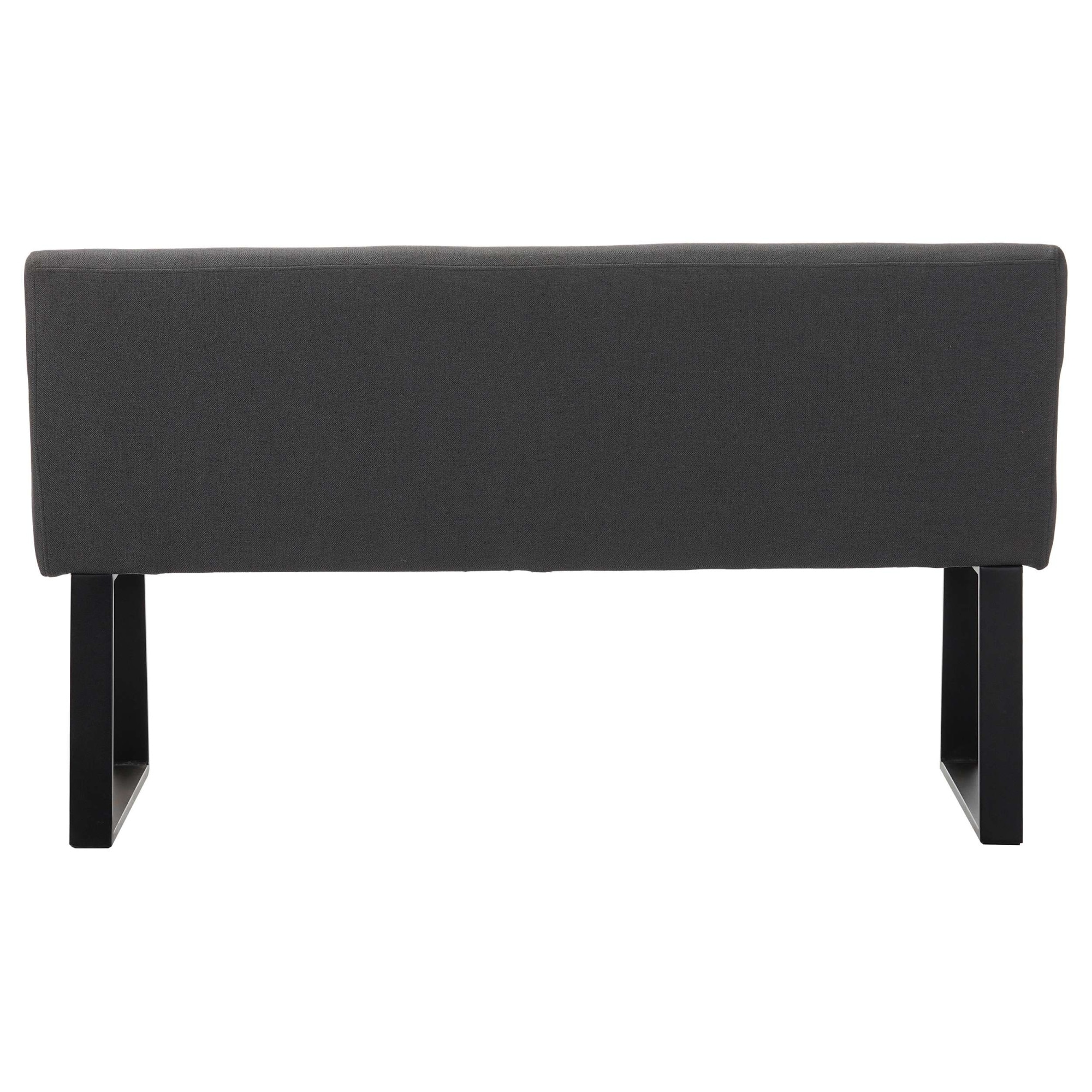 OTTO home Essbank »Ivanna« schwarze Metallbeine, pflegeleichtem Webstoff Bezug, Breite 140 cm