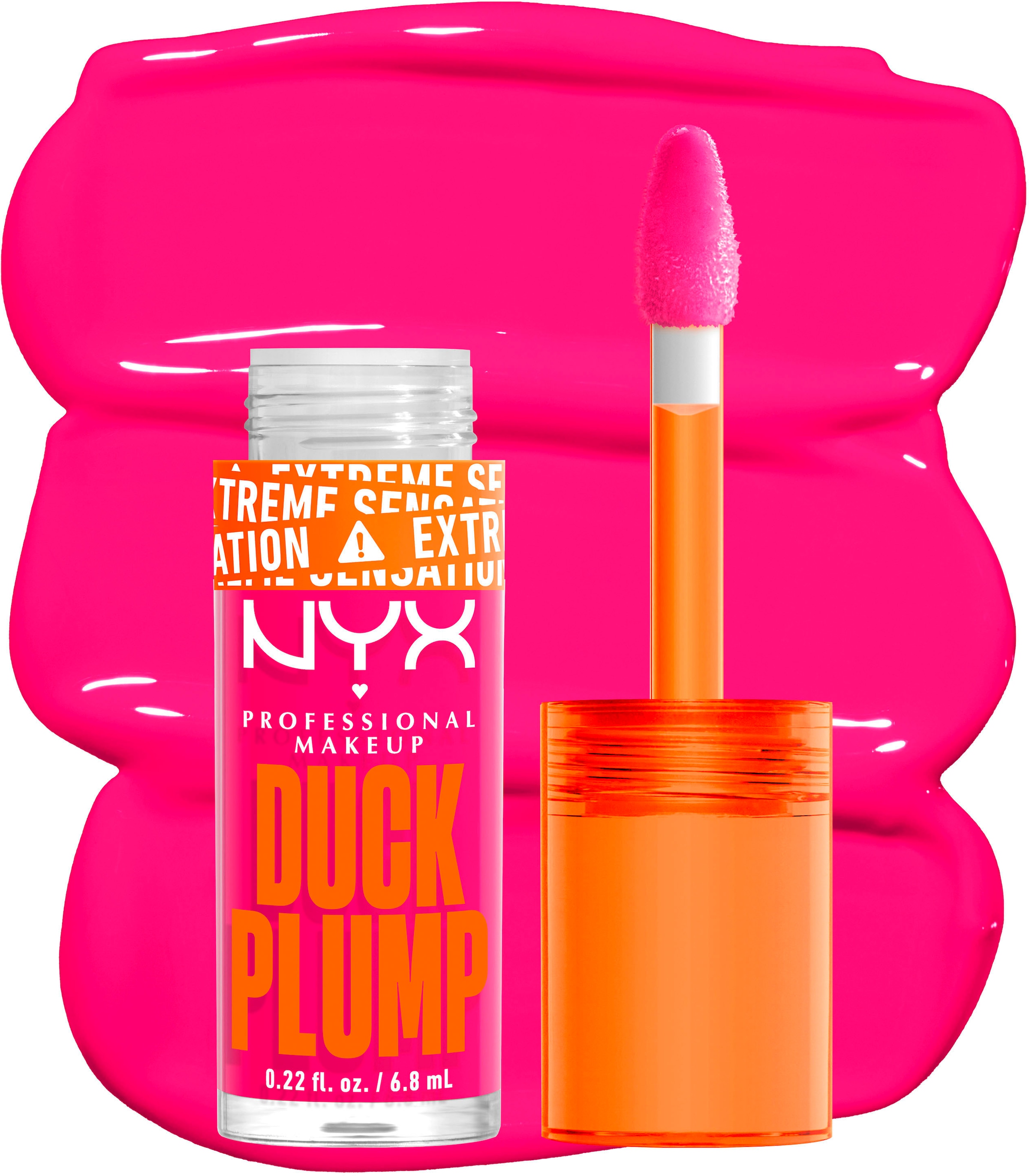NYX Lipgloss »NYX Professional Makeup Duck Plump Bubblegum Bae«, mit Collagen