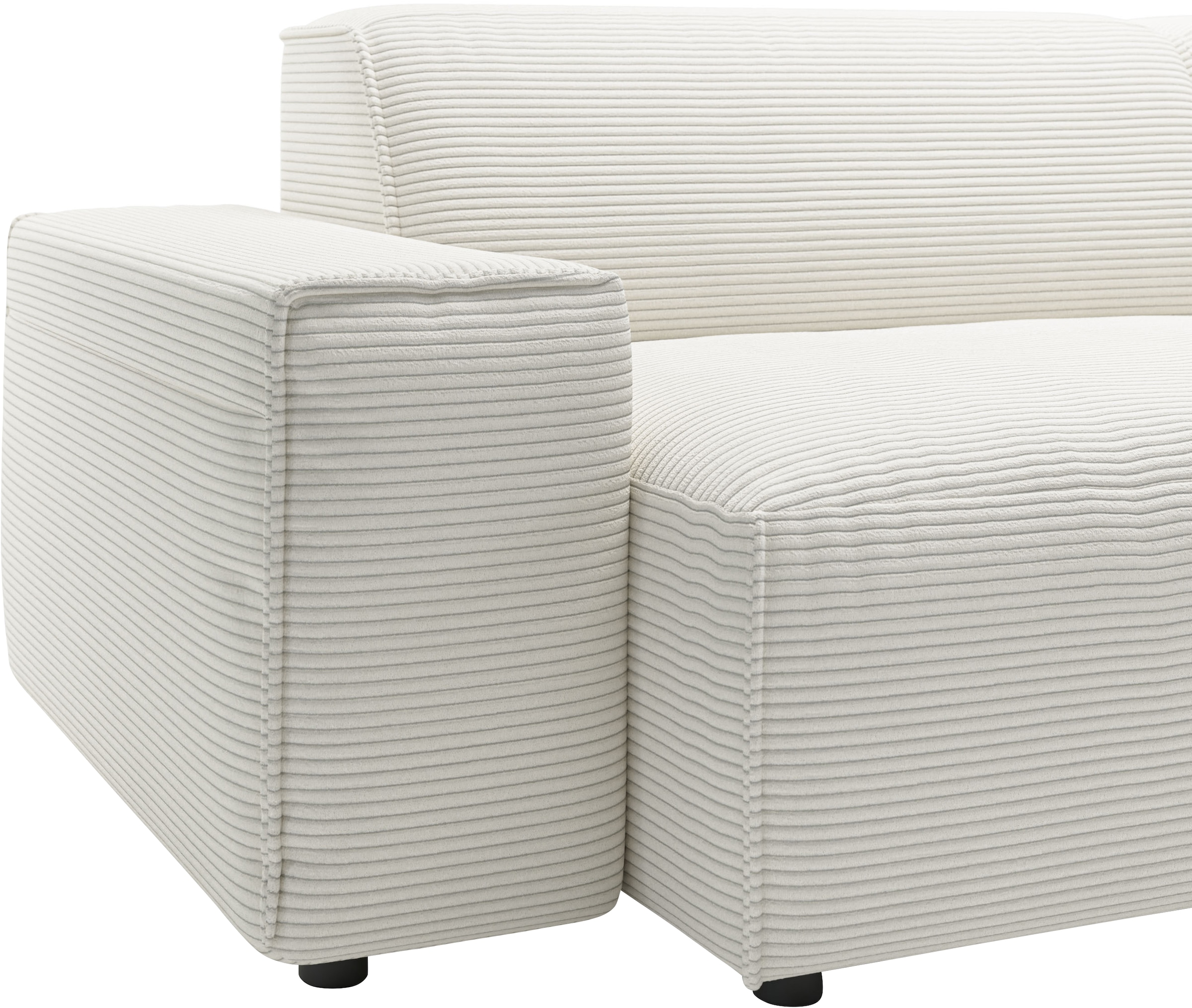 andas Ecksofa »Glimminge auch in Breitcord, Feincord, Bouclé + Easy care-Bezug« L-Form, Breite 294, Zierkissen