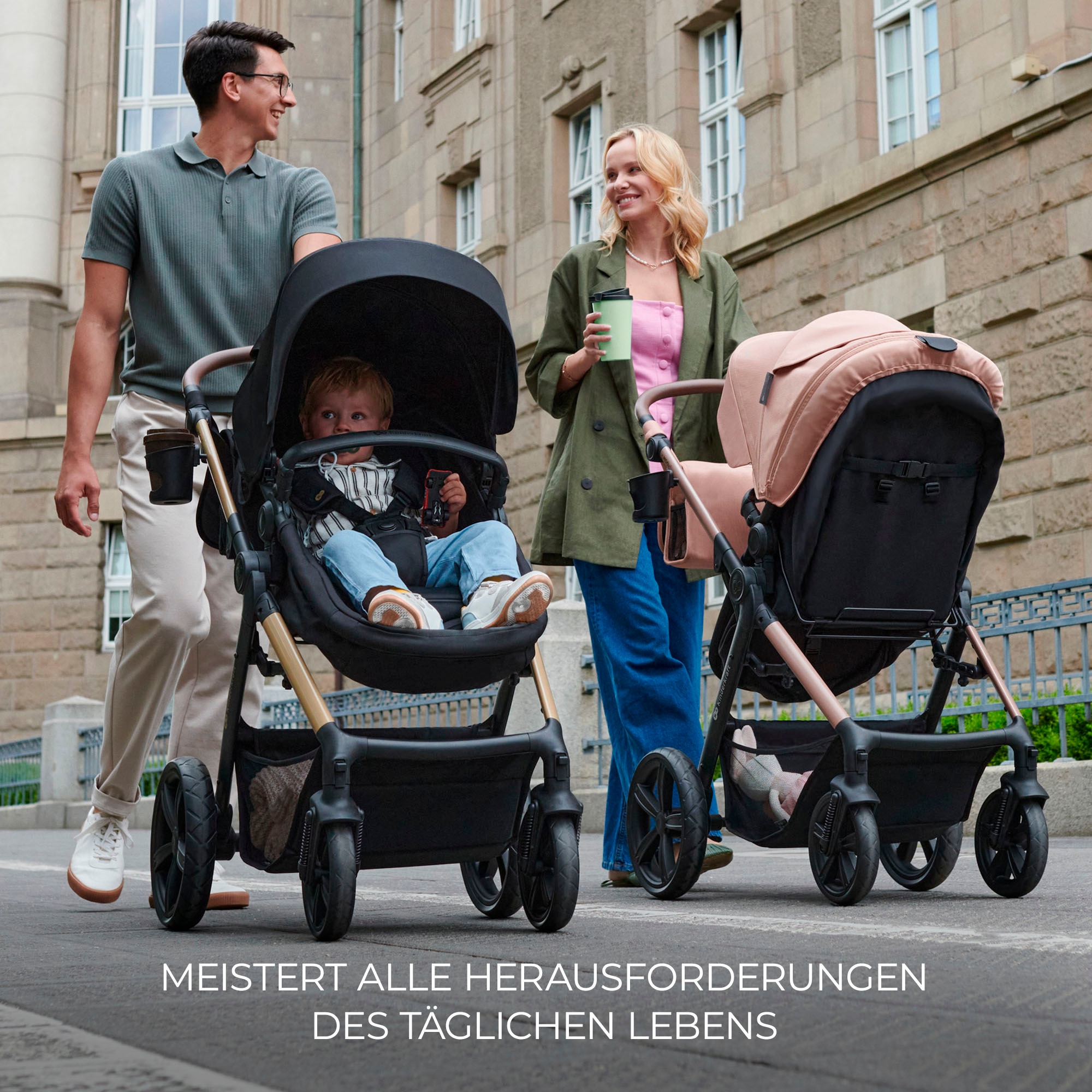 Kinderkraft Kombi-Kinderwagen »MOOV 2 4in1 EVA« 27 kg mit EVA-Rädern