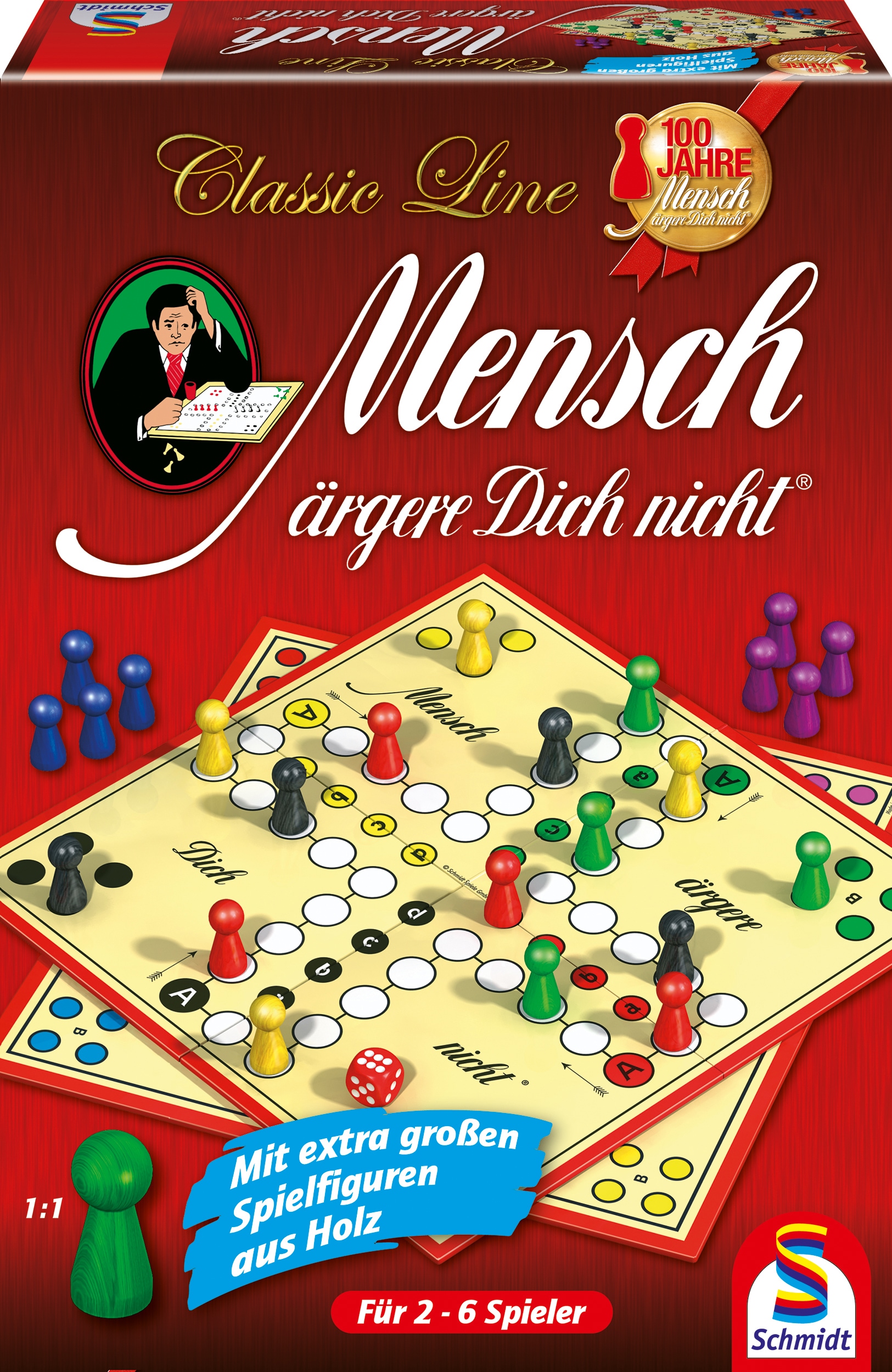 Spiel »Classic Line, Mensch ärgere Dich nicht®«, mit großen Spielfiguren, Made in Germany