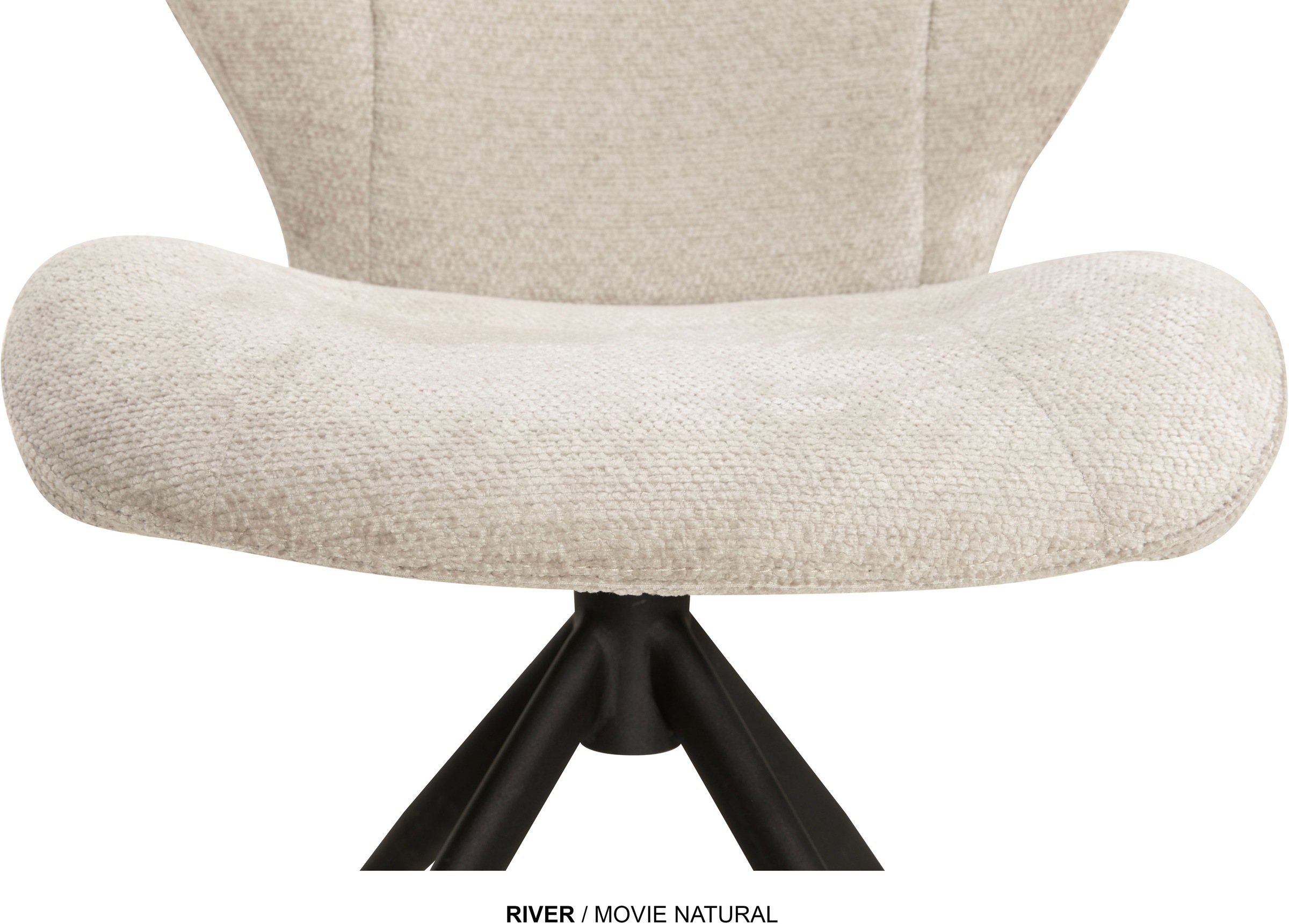 OMG Design Esszimmerstuhl »River« (Set) 2 Stk.Drehstuhl mit auto-return, mit Handgriff