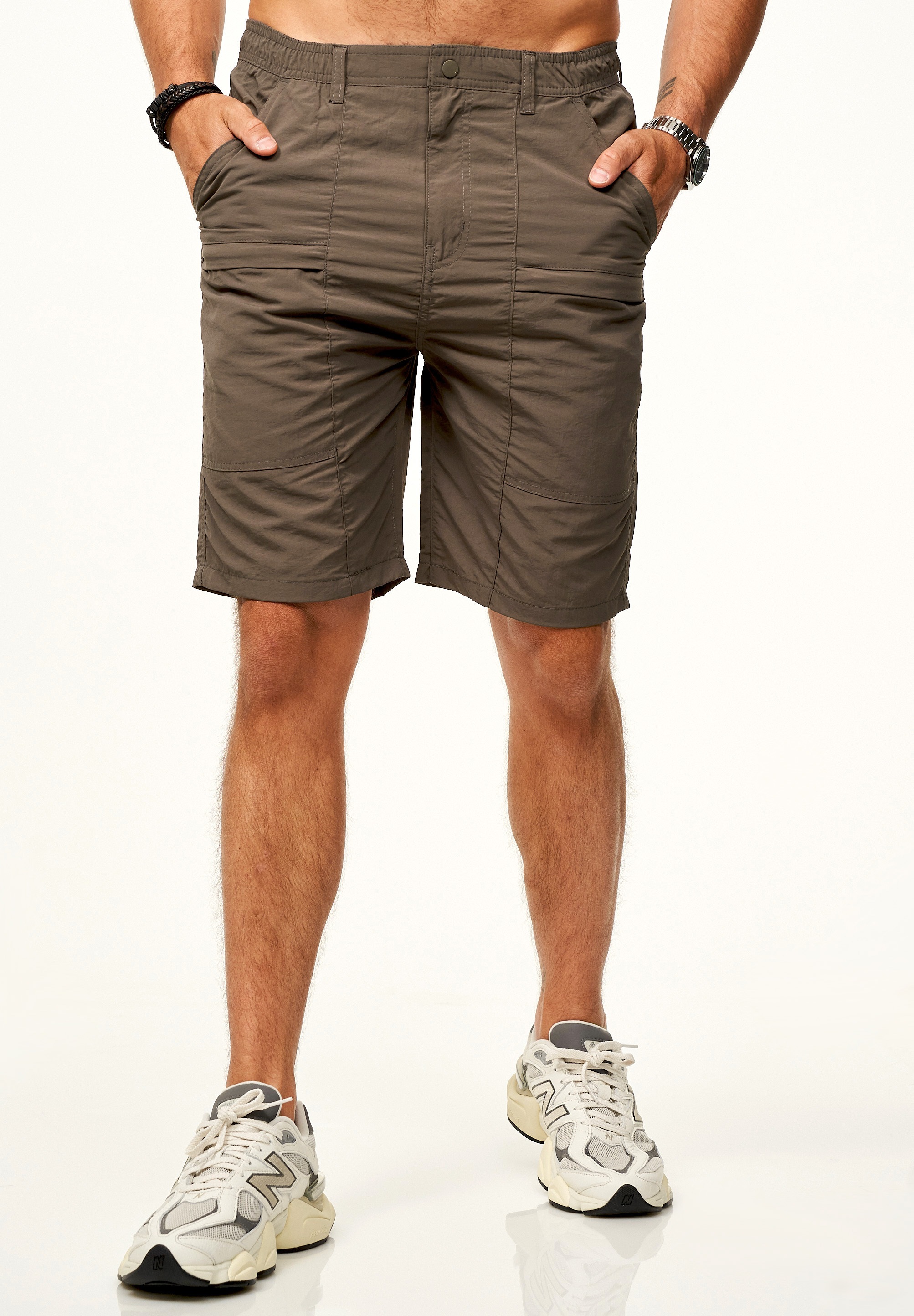 SOULSTAR Trekkingshorts »SOULSTAR Trekkingshorts aus 100% Nylon - Leichte Trekkingshorts für Herren«  Kurze Hose Sporthose mit elastischem Bund als Funktionsshorts