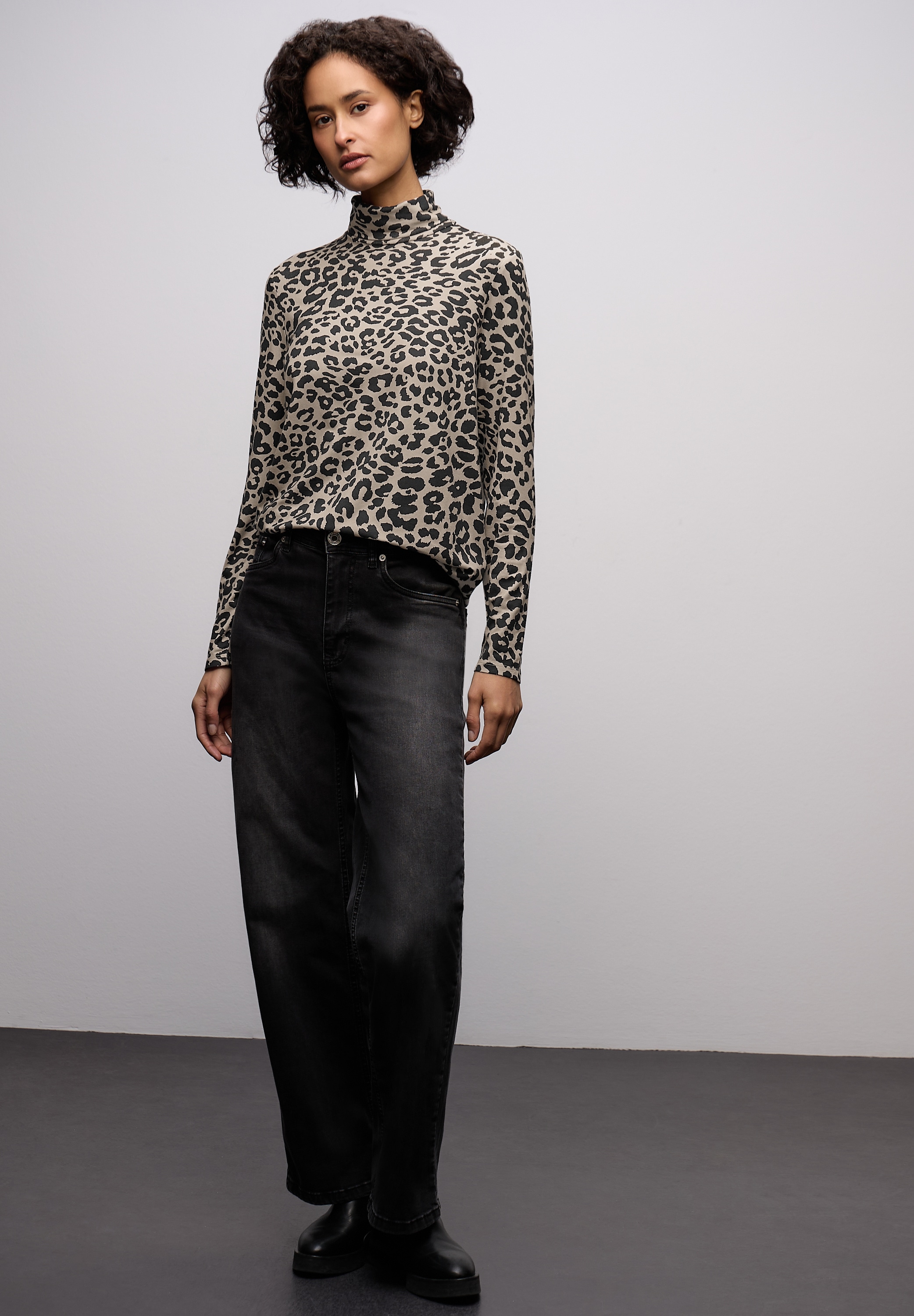 STREET ONE Langarmshirt mit Muster