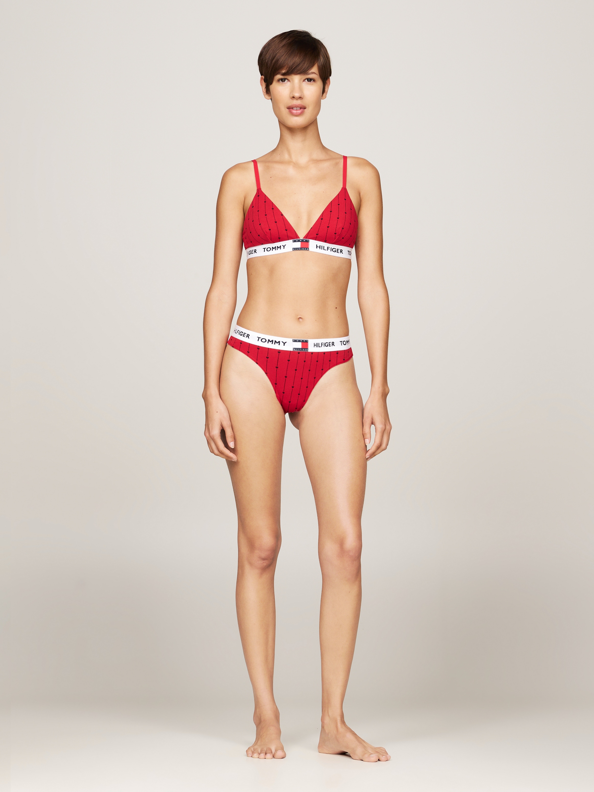Tommy Hilfiger Underwear Bralette-BH »RP PRINT TRIANGLE«, mit Herzen-Druck