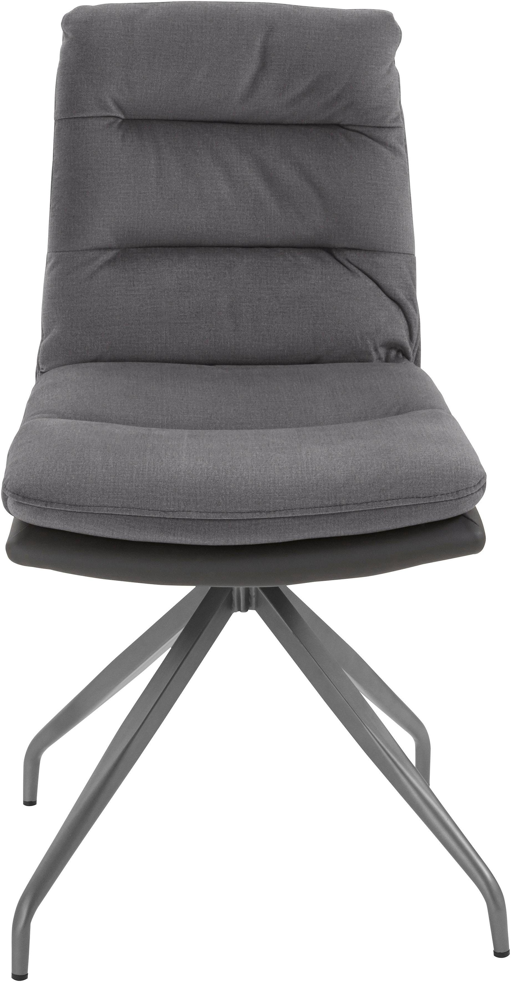 Homexperts Esszimmerstuhl »Horizon«, (Set), 2 St., Kunstleder-Webstoff, Bezug in Kunstleder und Webstoff