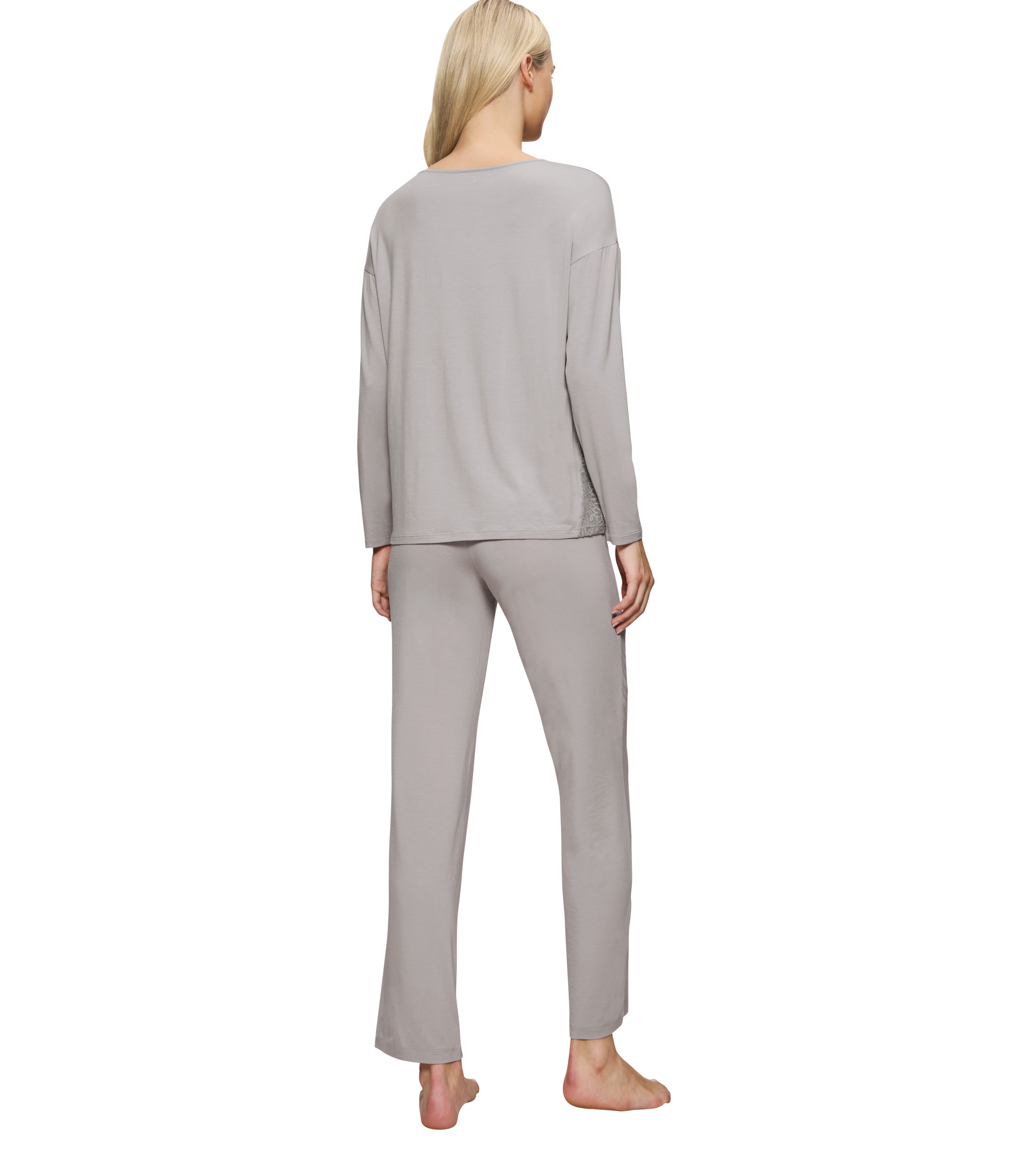 Triumph Pyjama »Timeless Sensuality PK LSL«, (2 tlg.), atumgsaktiv und weich